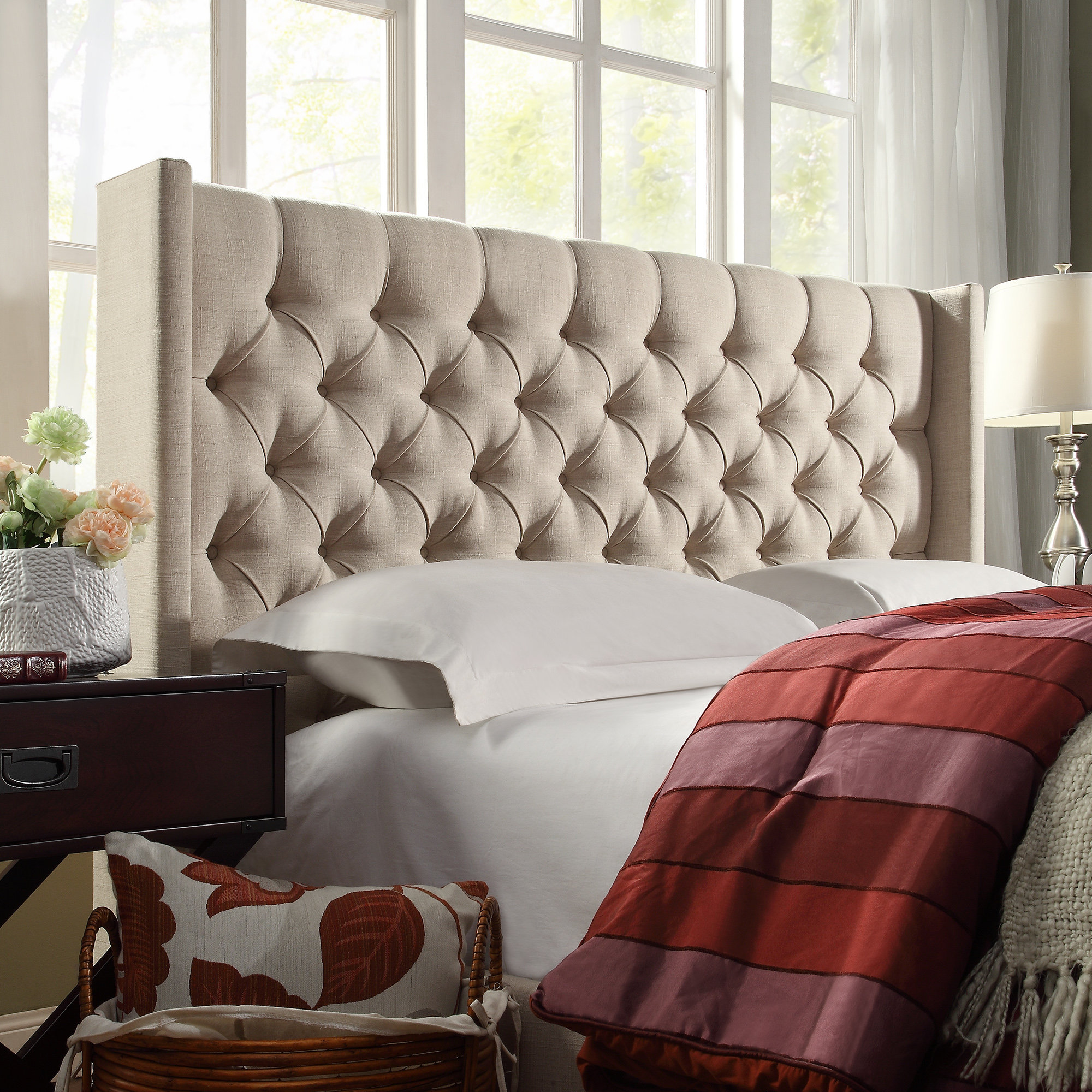 Declare Upholstered Platform Headboard Wayfair