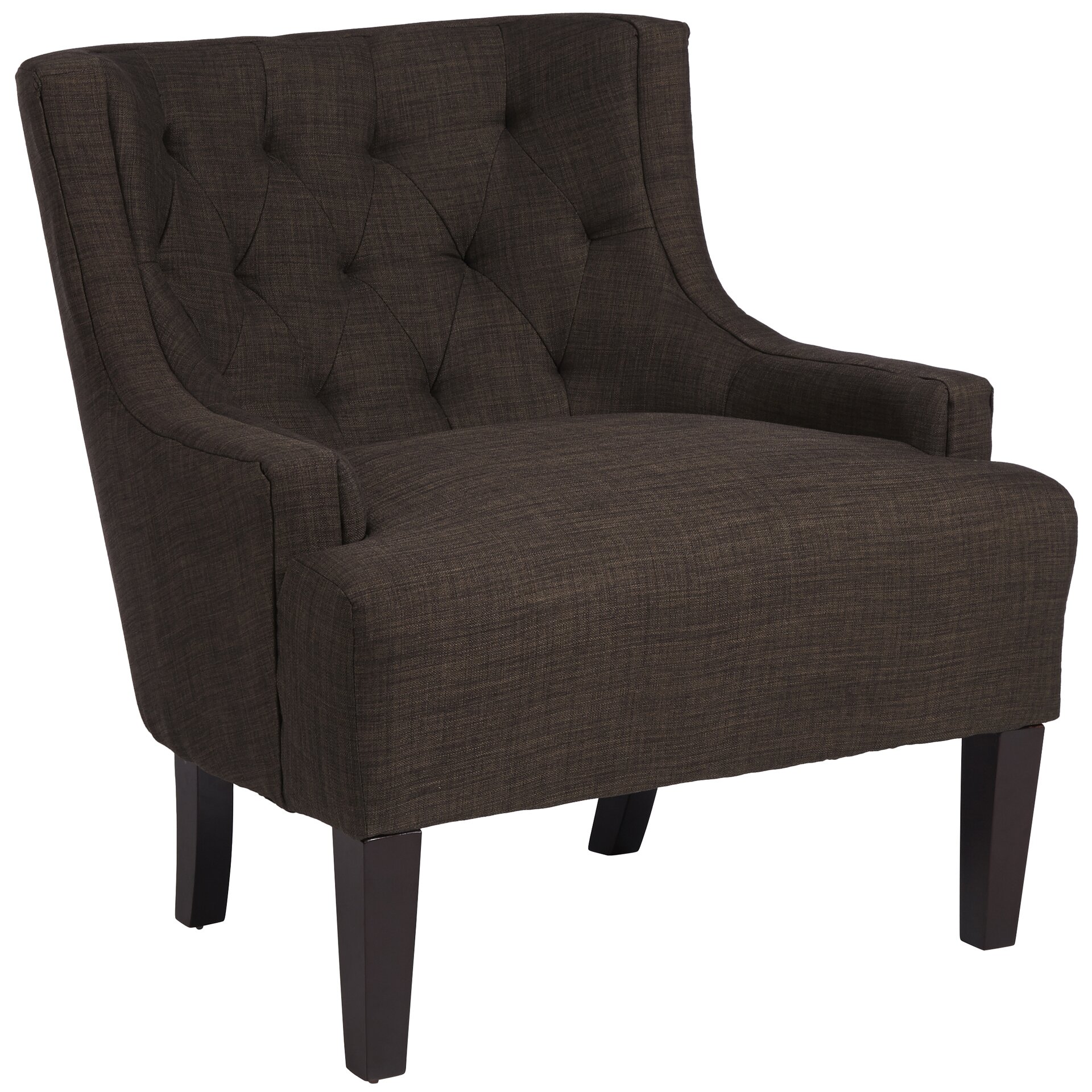 tufted accent chair with arms        
        <figure class=