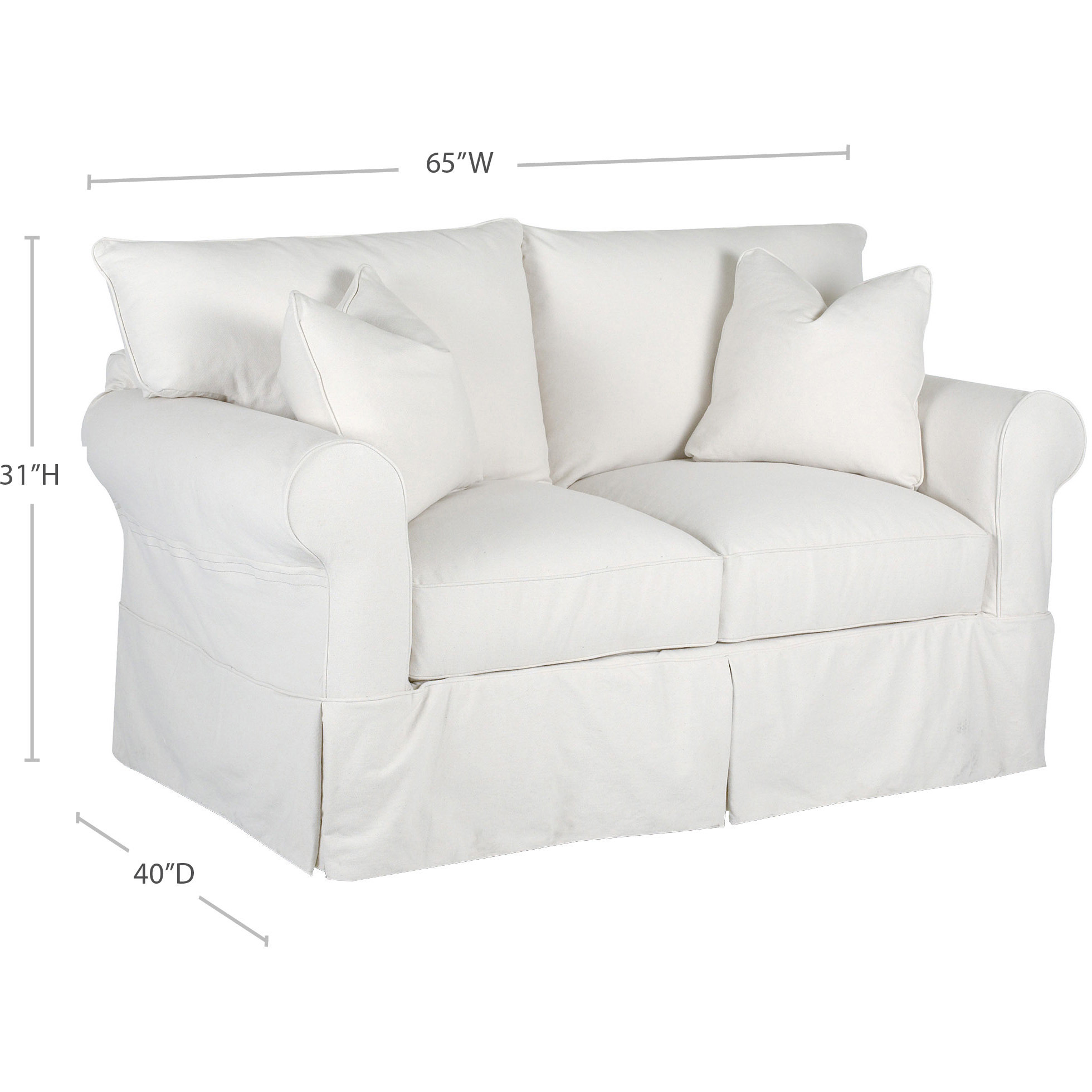 Wayfair Custom Upholstery Felicity Loveseat & Reviews Wayfair