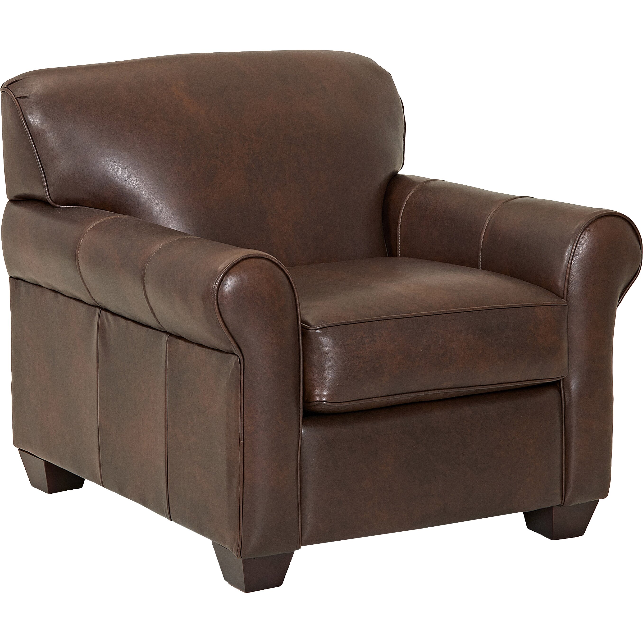 Jennifer Leather Arm Chair Wayfair   Jennifer Leather Arm Chair CSTM2014 