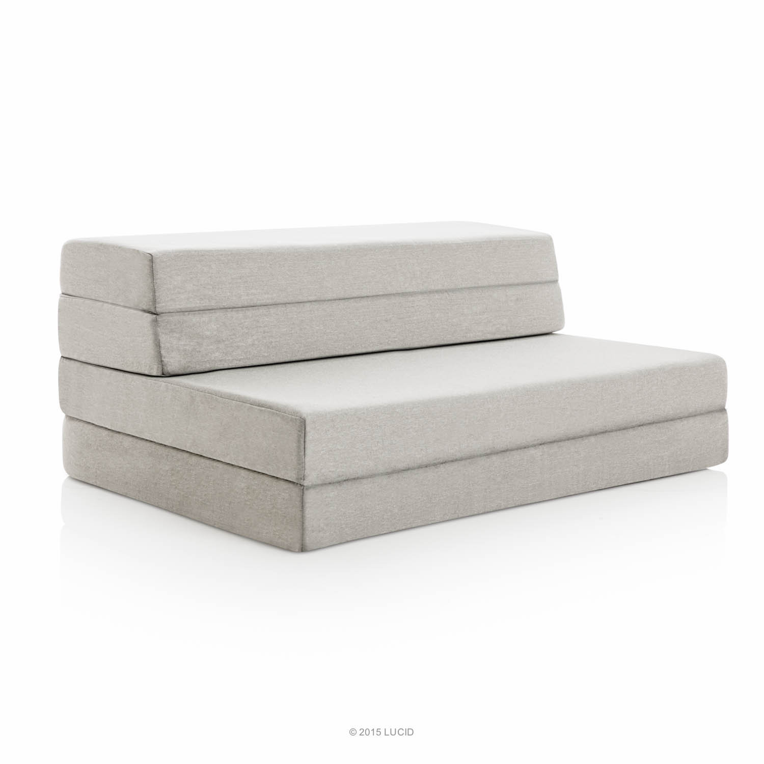 Lucid 4" Folding Gel Memory Foam Mattress & Reviews Wayfair