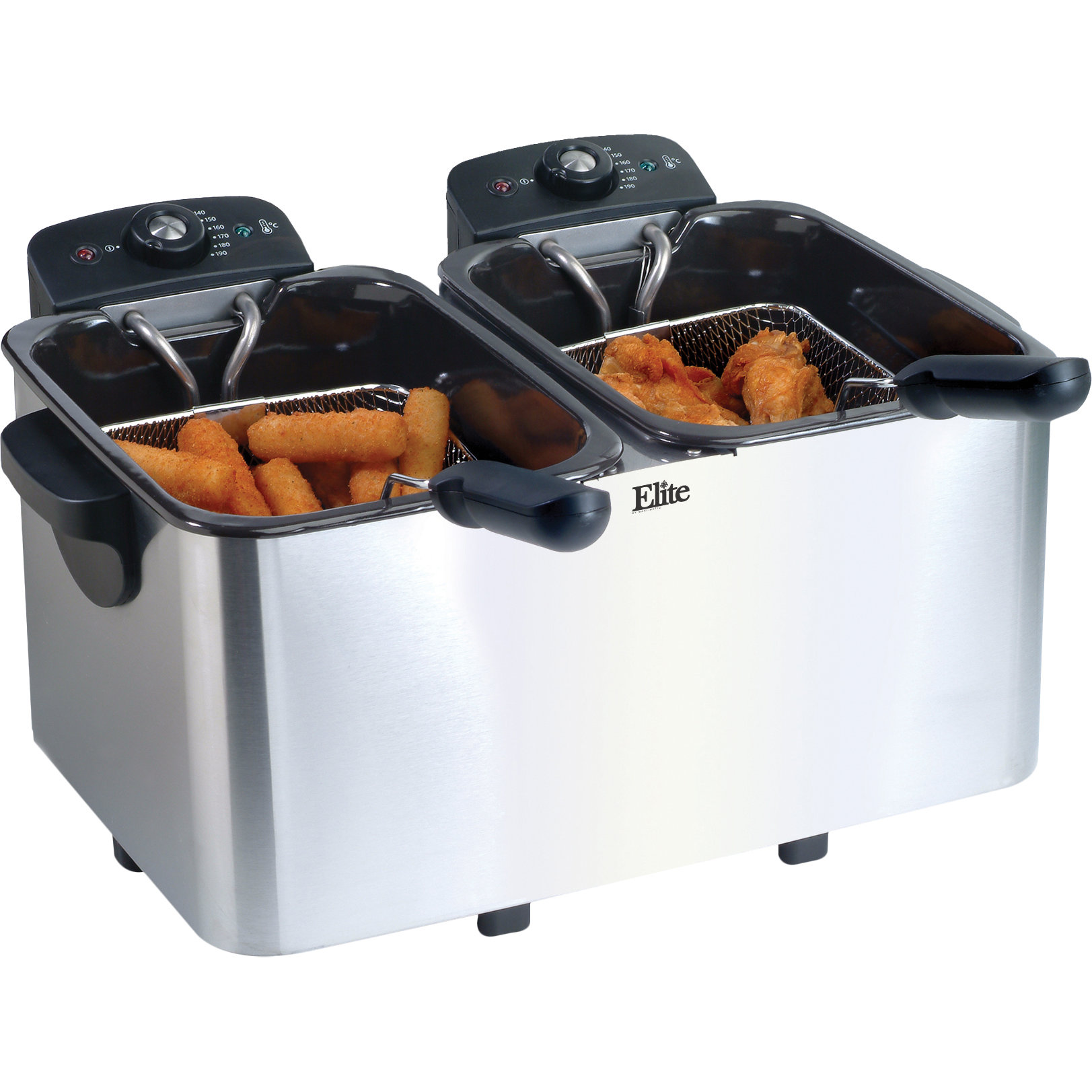 Platinum 2.83 Liter Stainless Steel Dual Deep Fryer Wayfair