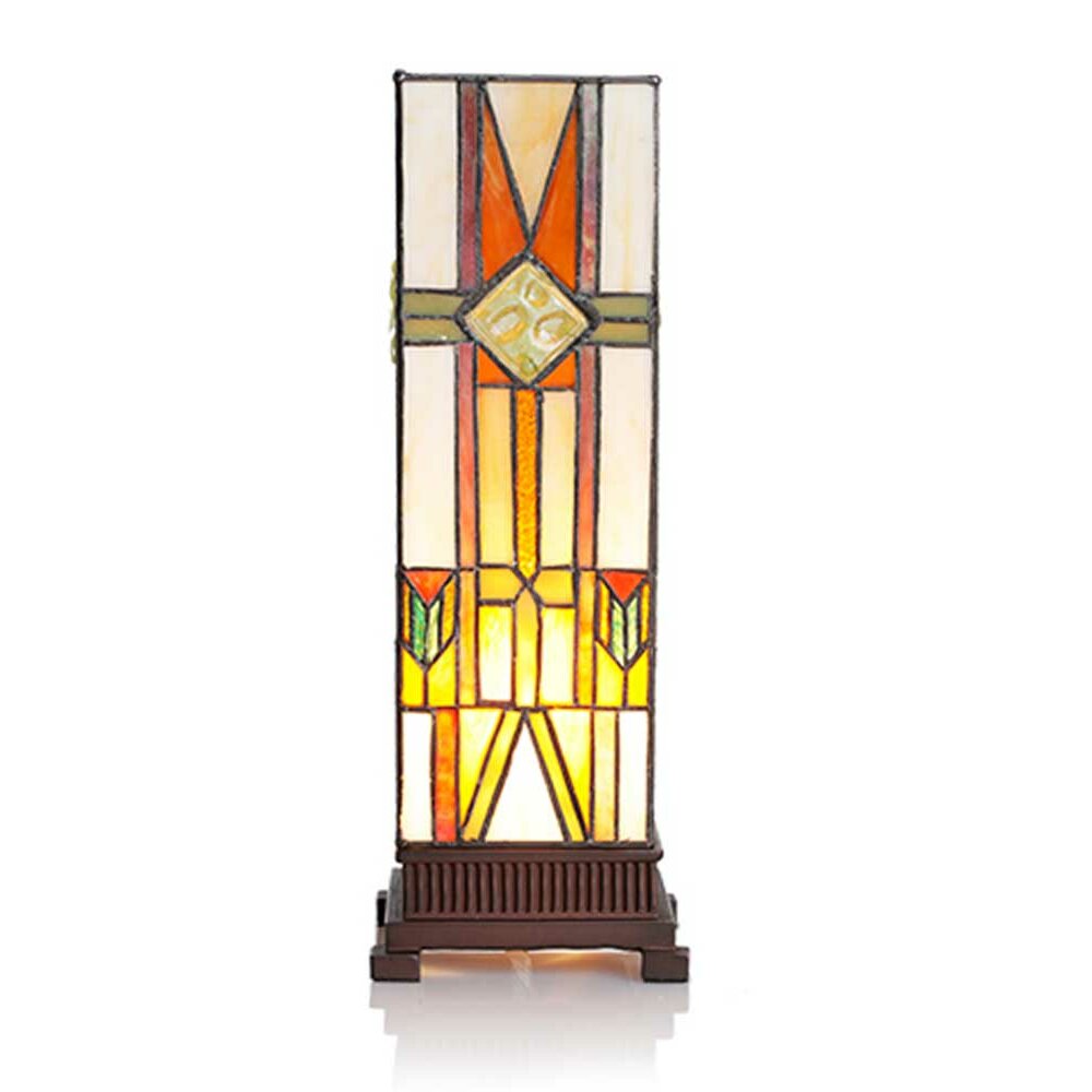 Stained Glass Mission Style Hurricane 14