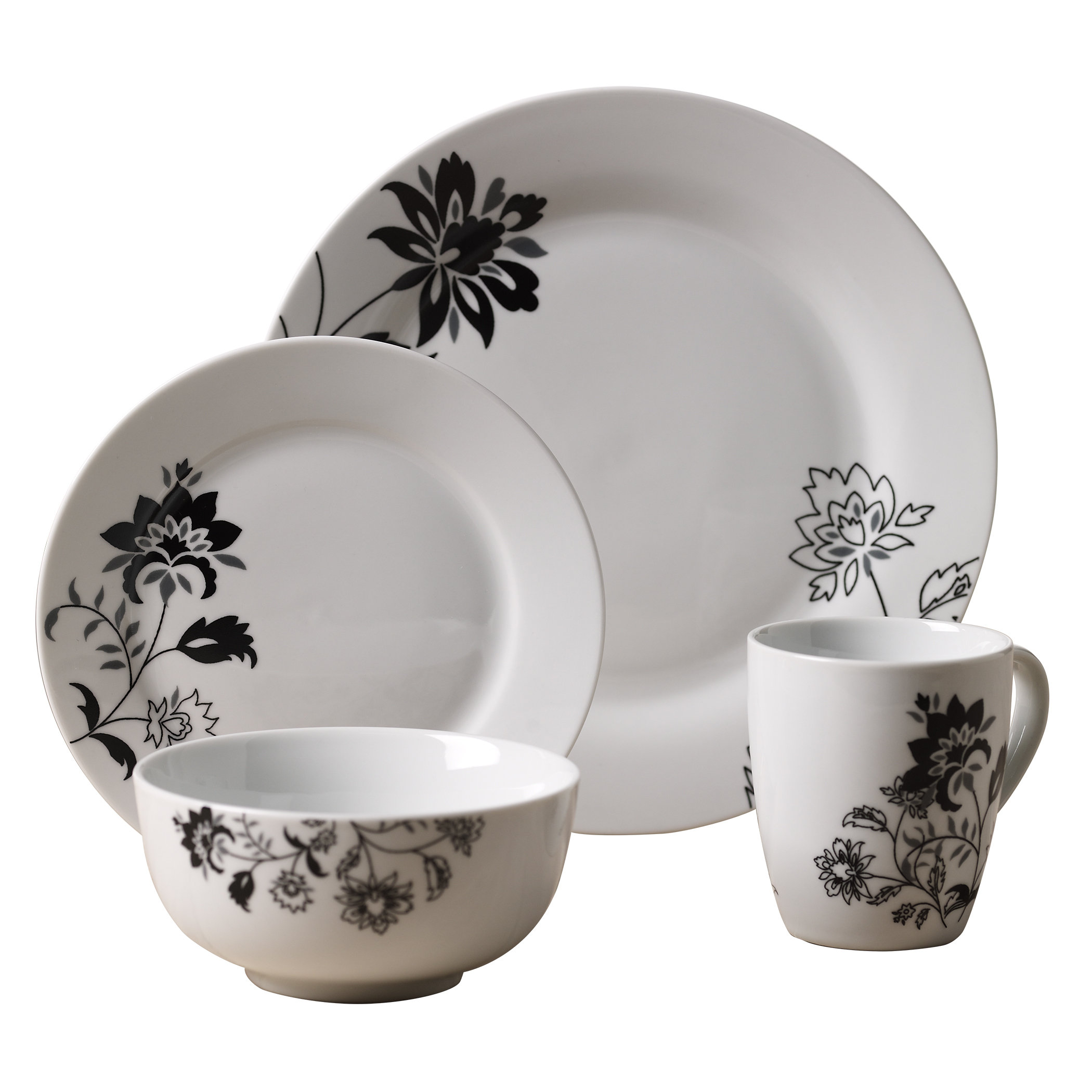 Rebecca 16 Piece Dinnerware Set Wayfair