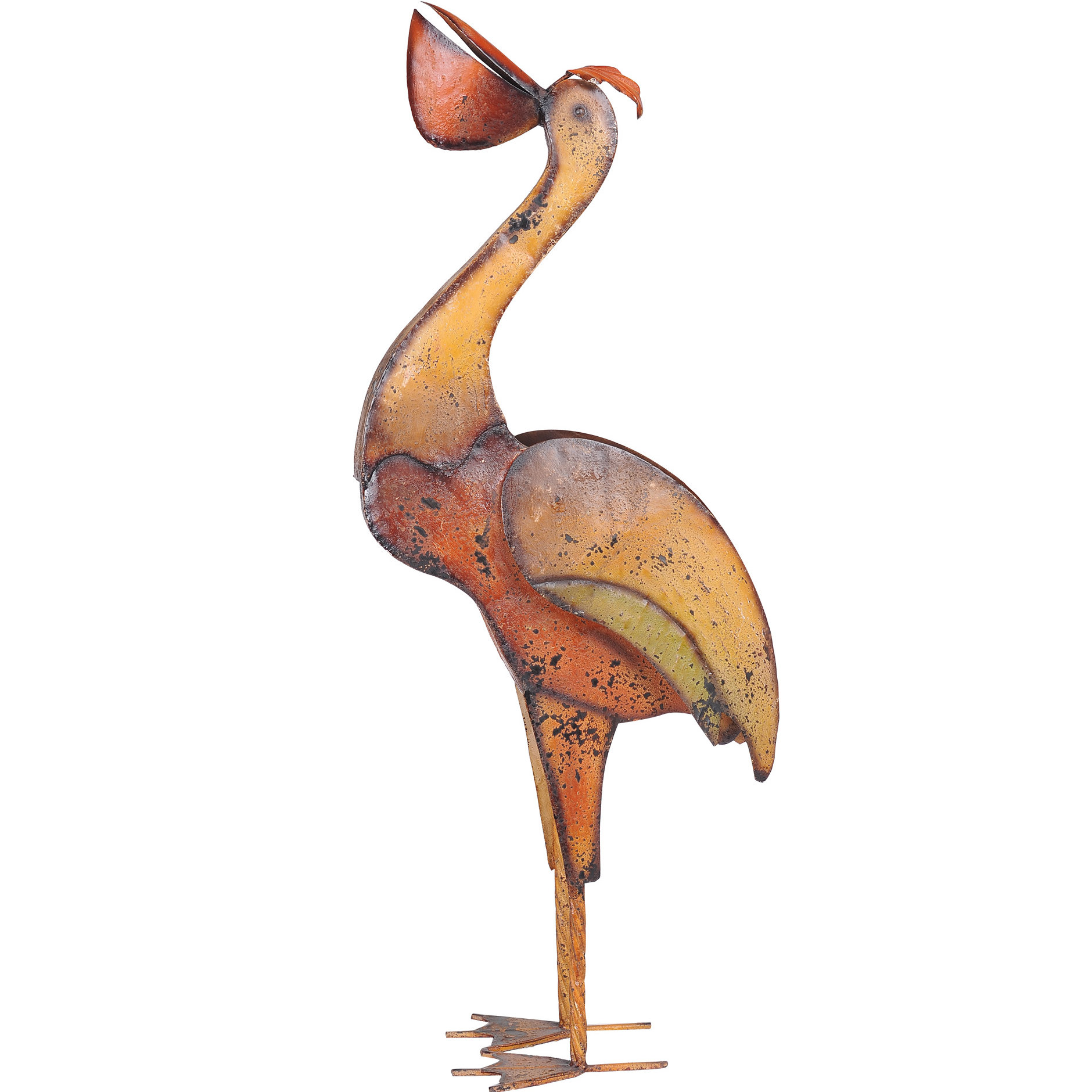 Metal Pelican Statue Wayfair