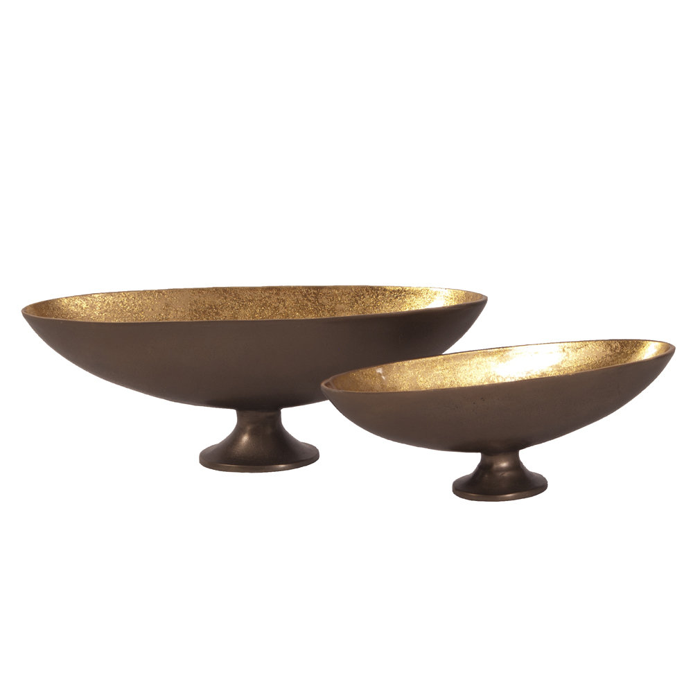 Oblong Footed Decorative Bowl Wayfair