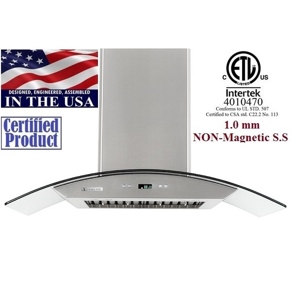 Xtreme Air ProX 36" 900 CFM Wall Mount Range Hood & Reviews Wayfair