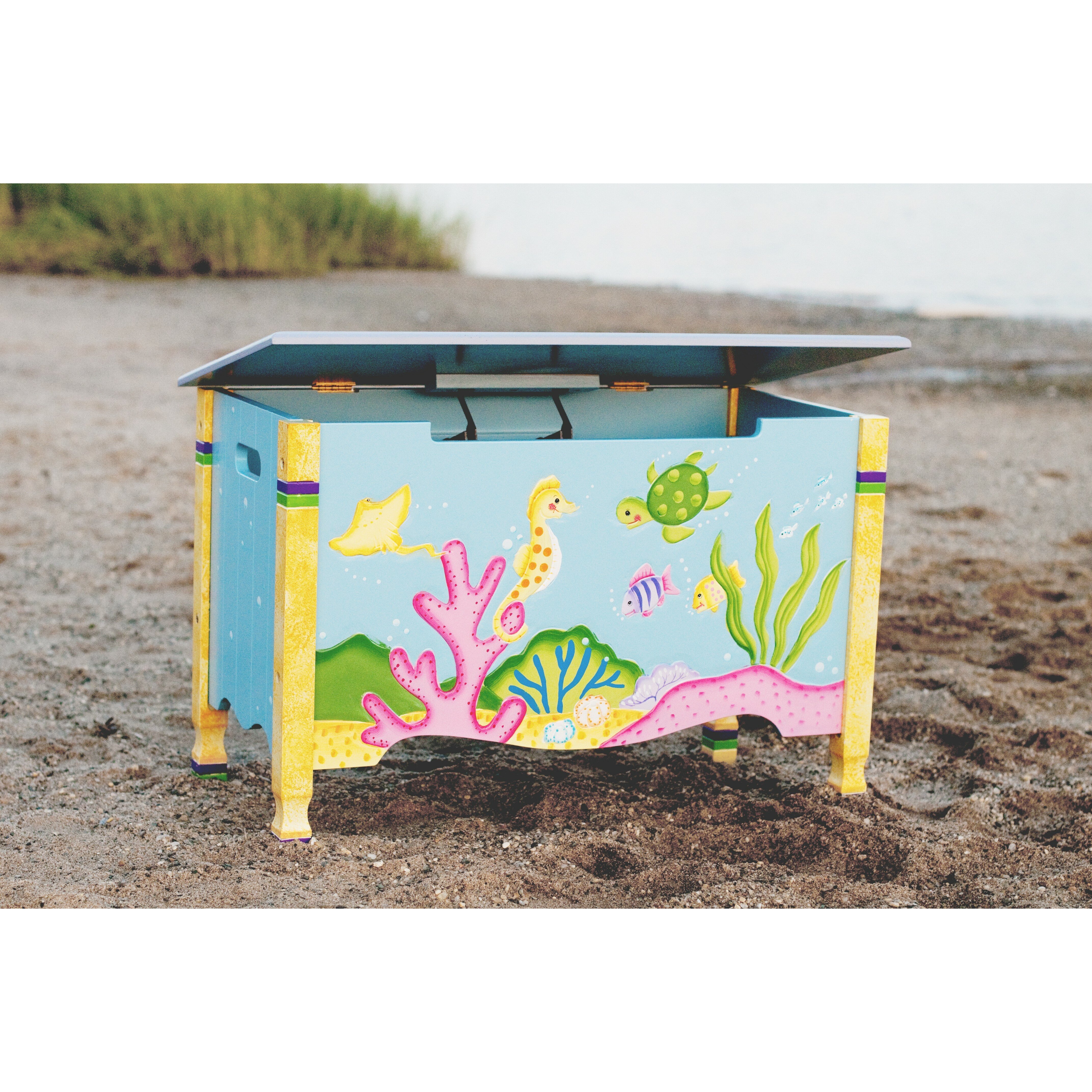 fantasy fields swan lake toy chest