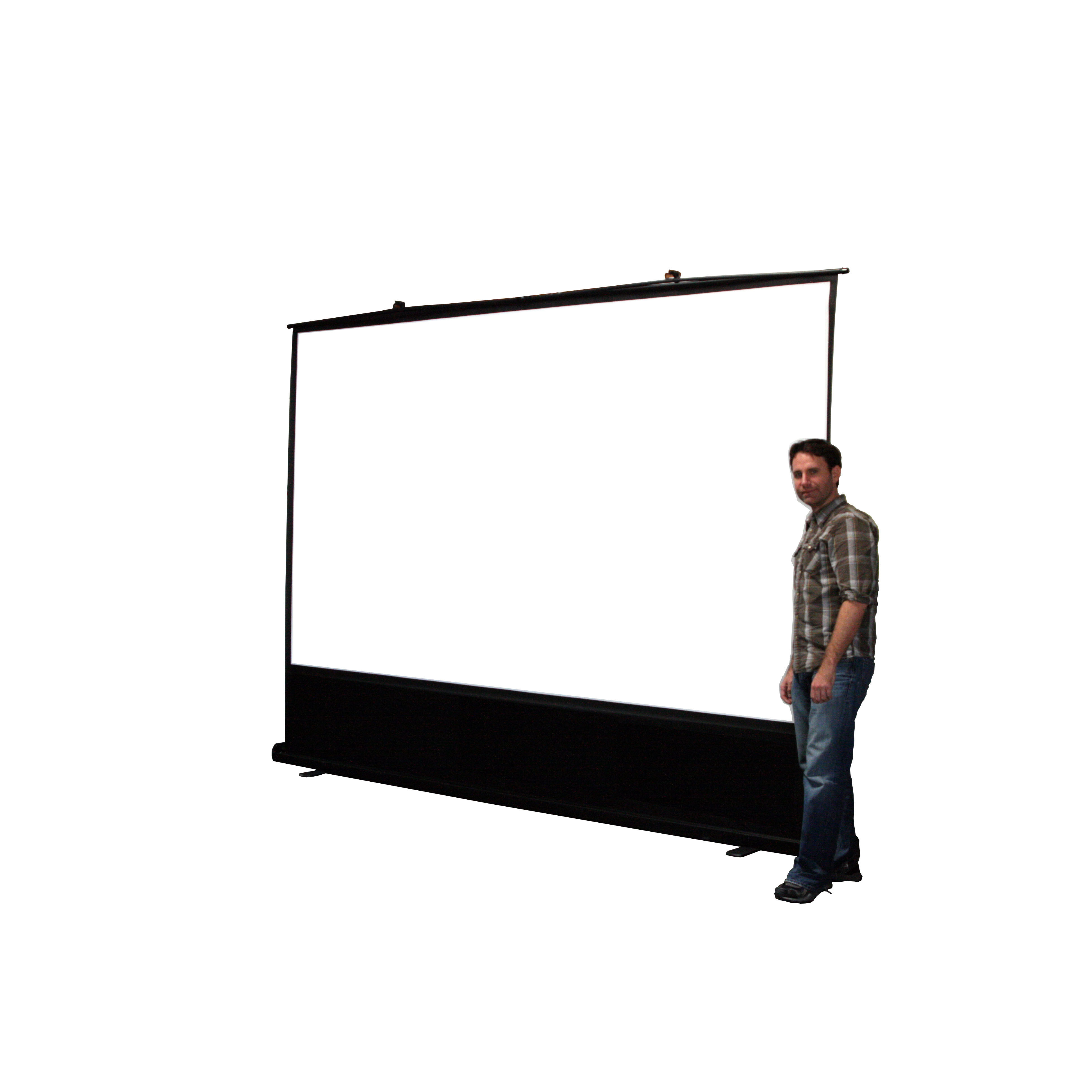 ezCinema White Portable Projection Screen Wayfair
