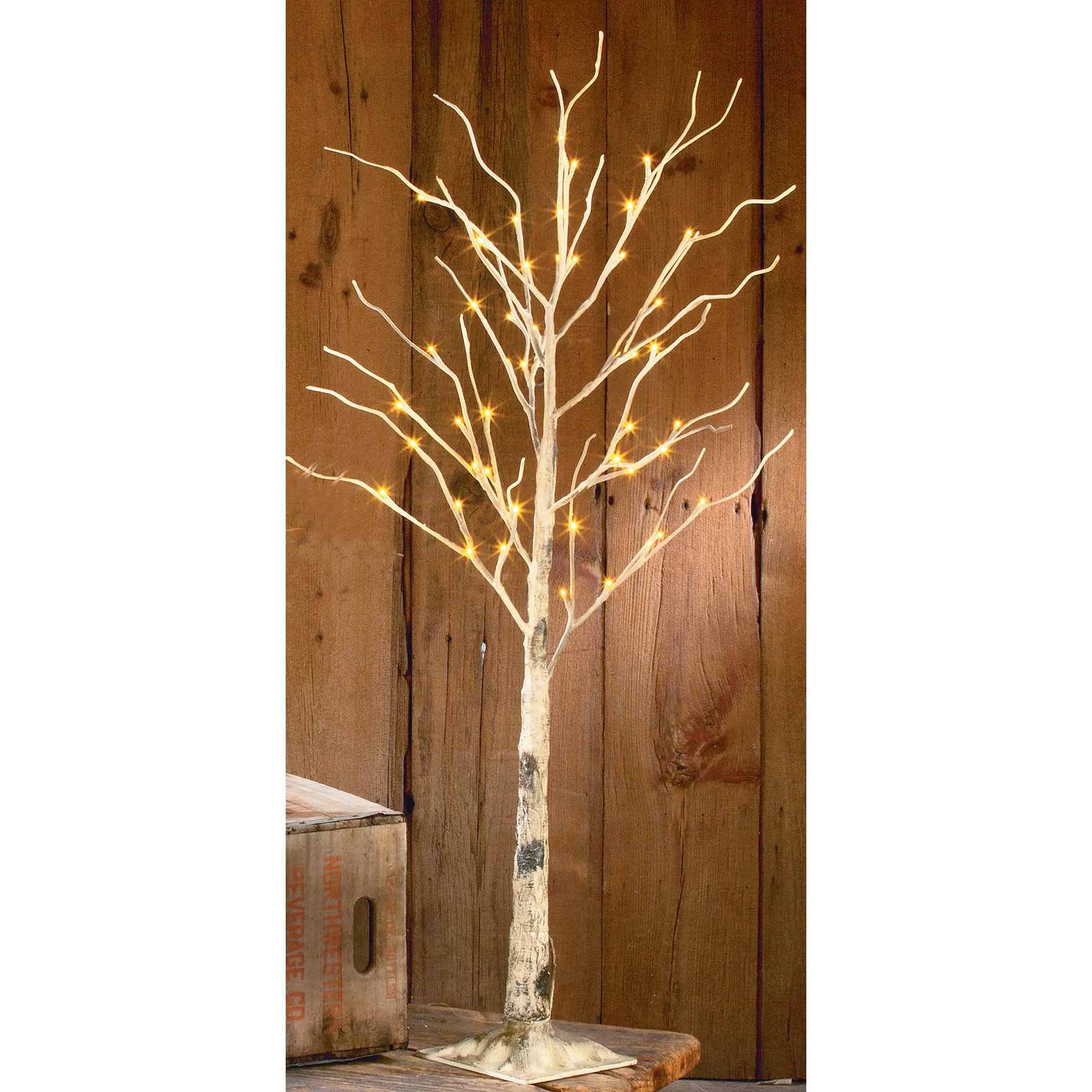 Tripar Birch Lighted Tree & Reviews Wayfair