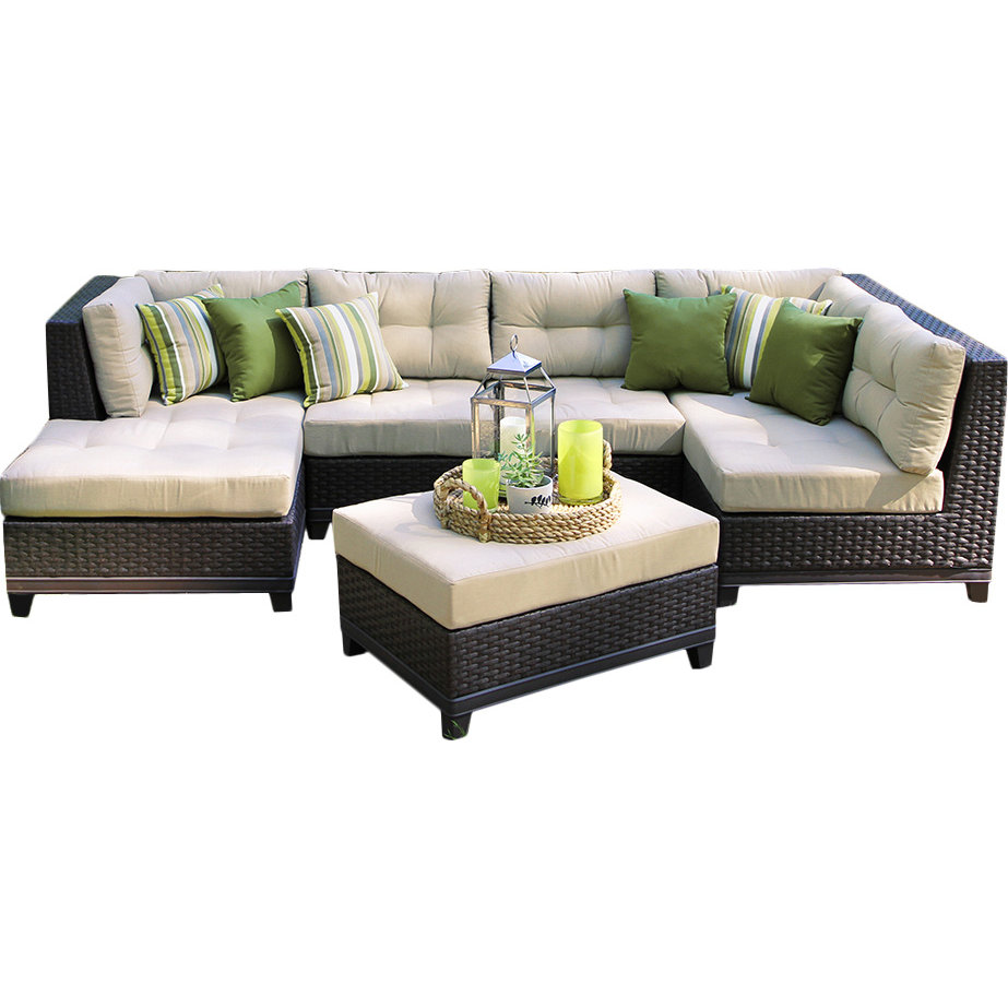 AE Outdoor Hillborough 4 Piece Sectional with Cushions ... AE Outdoor Hillborough 4 Piece Sectional with Cushions ... on Outdoor 4 Piece Sectional id=33966