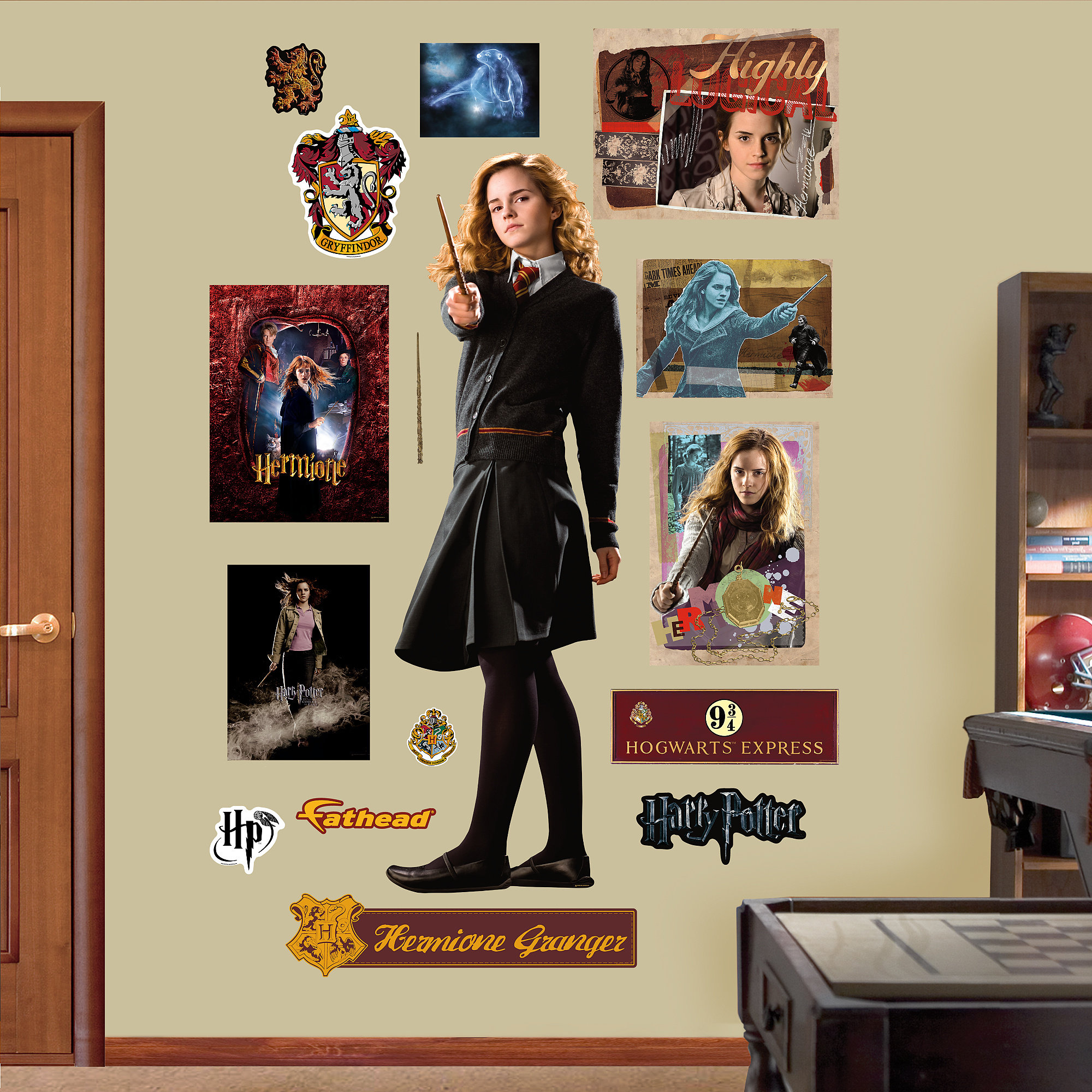 Harry Potter Hermione Granger HalfBlood Prince Peel and Stick Wall