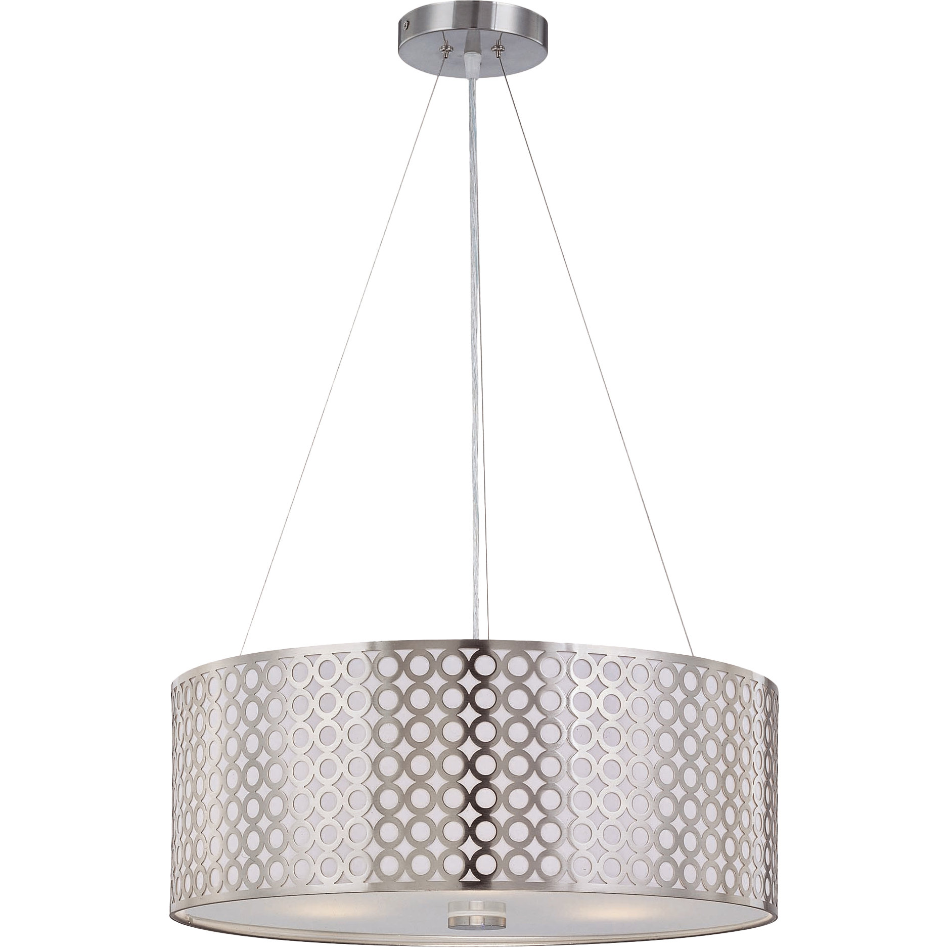 Lite Source 3 Light Drum Pendant & Reviews Wayfair