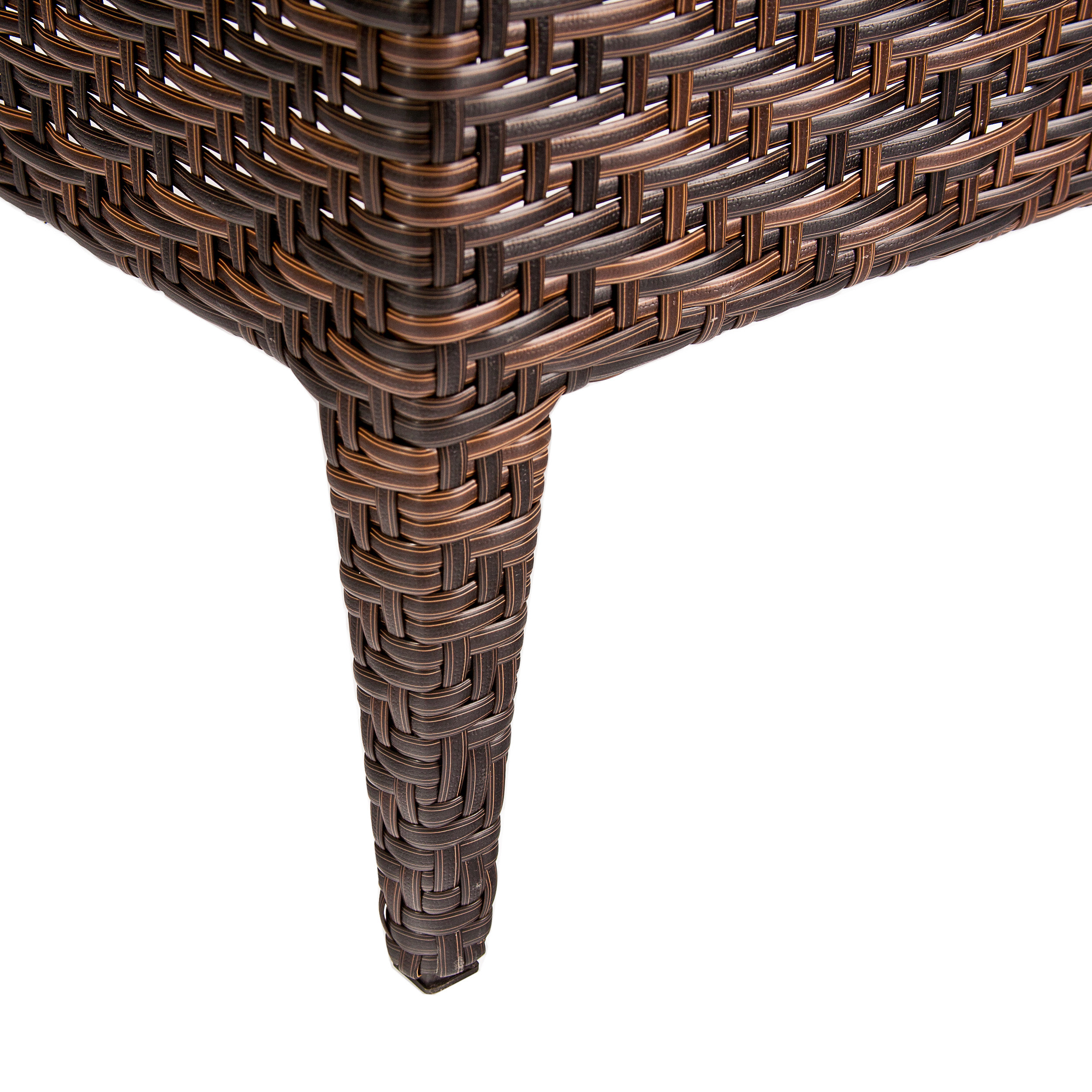 Hobbes Wicker Garden Bench | Wayfair