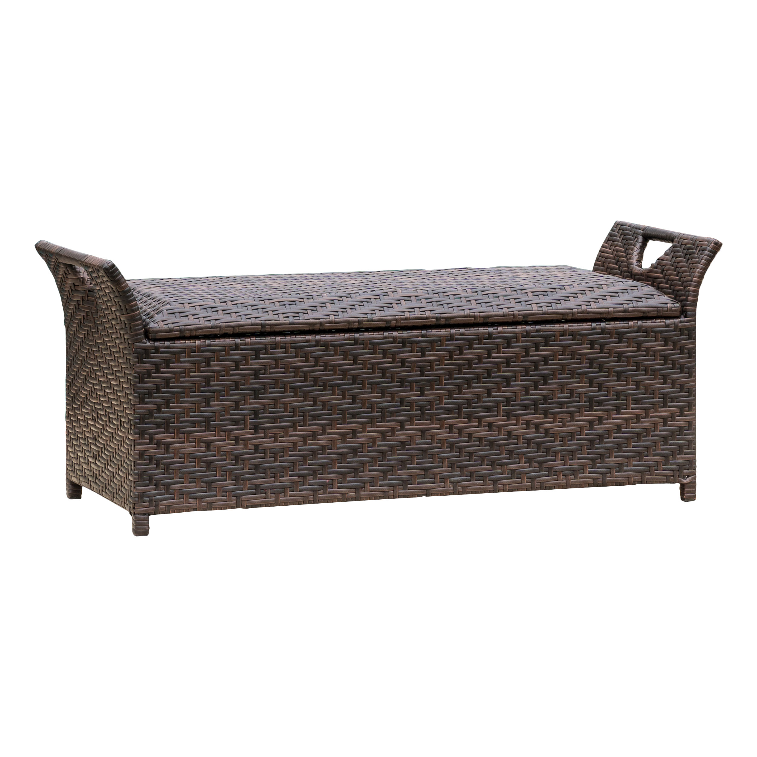 Home Loft Concepts Wing Wicker Storage Bench & Reviews Wayfair