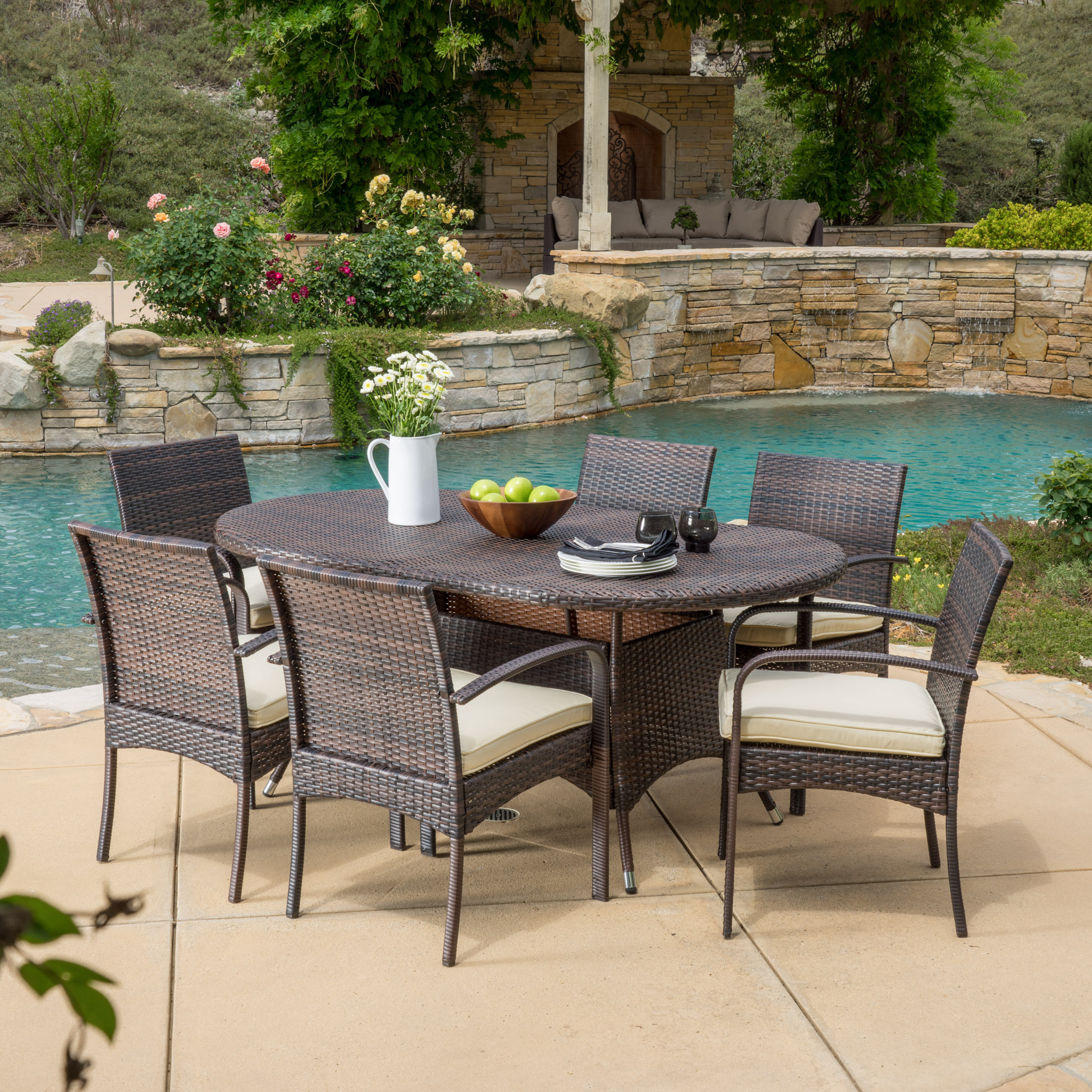 Anthony 7 Piece Dining Set Wayfair
