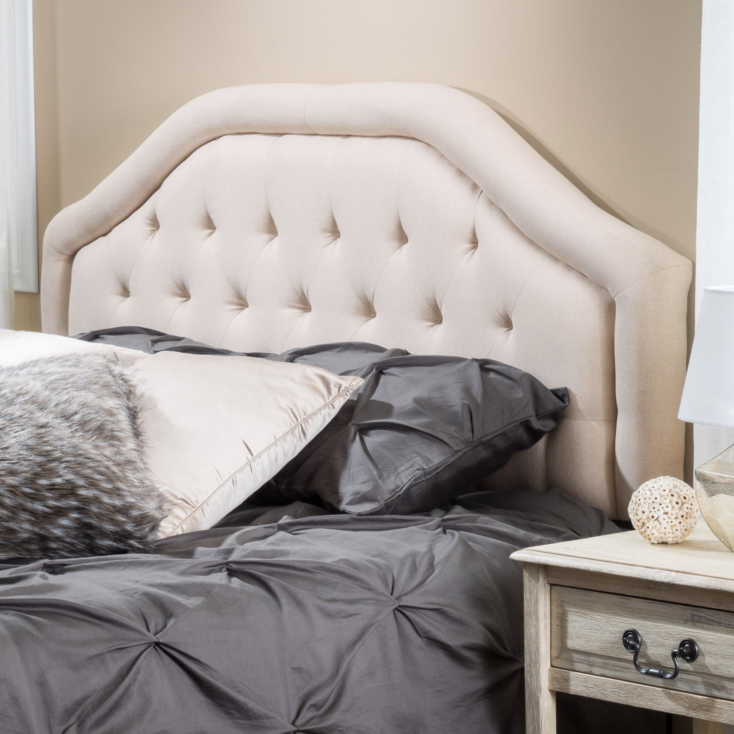 Lexi Queen Upholstered Headboard Wayfair