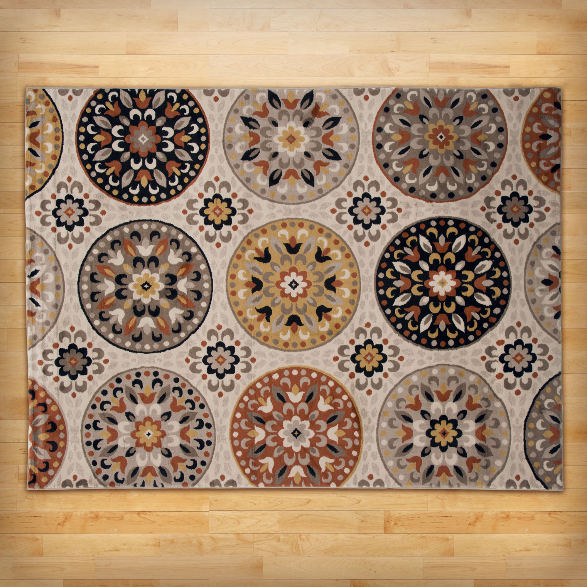 Medallion Brown Area Rug Wayfair