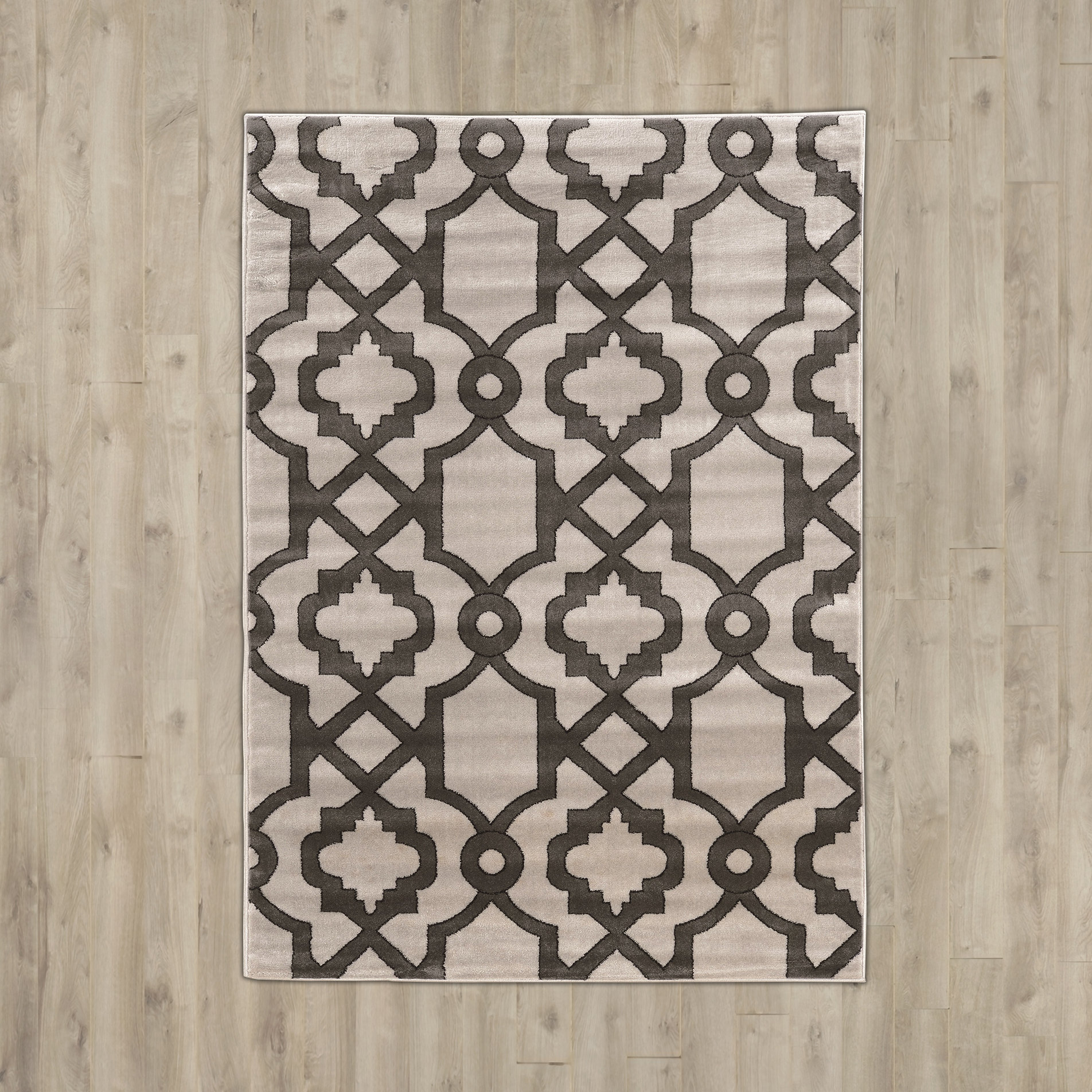 Alica Geo Light Gray Area Rug Wayfair