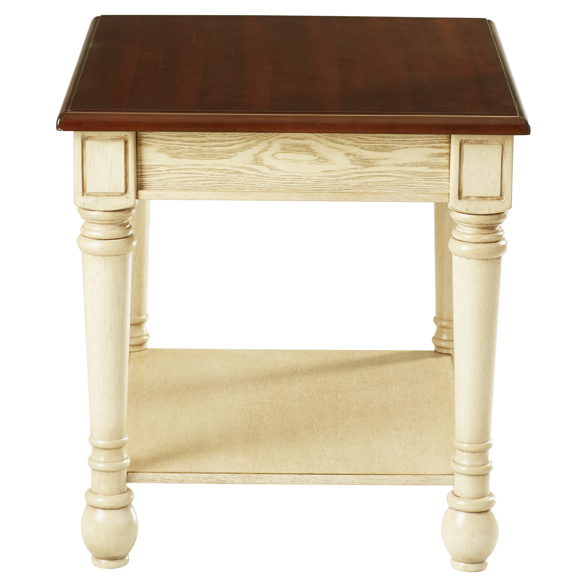 Classic Two Tone End Table Wayfair