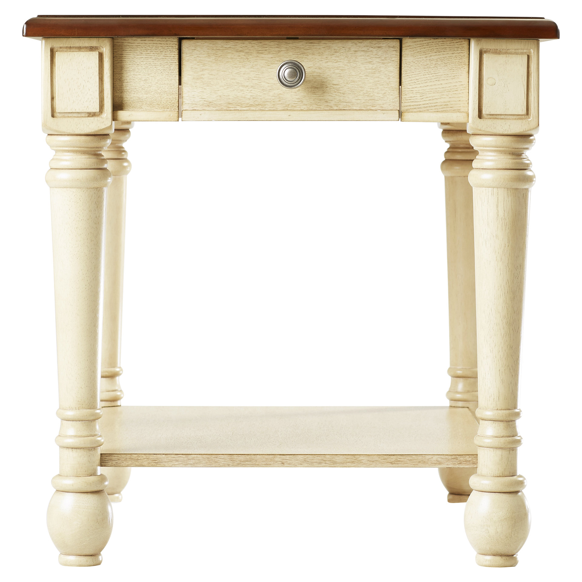 Classic Two Tone End Table Wayfair
