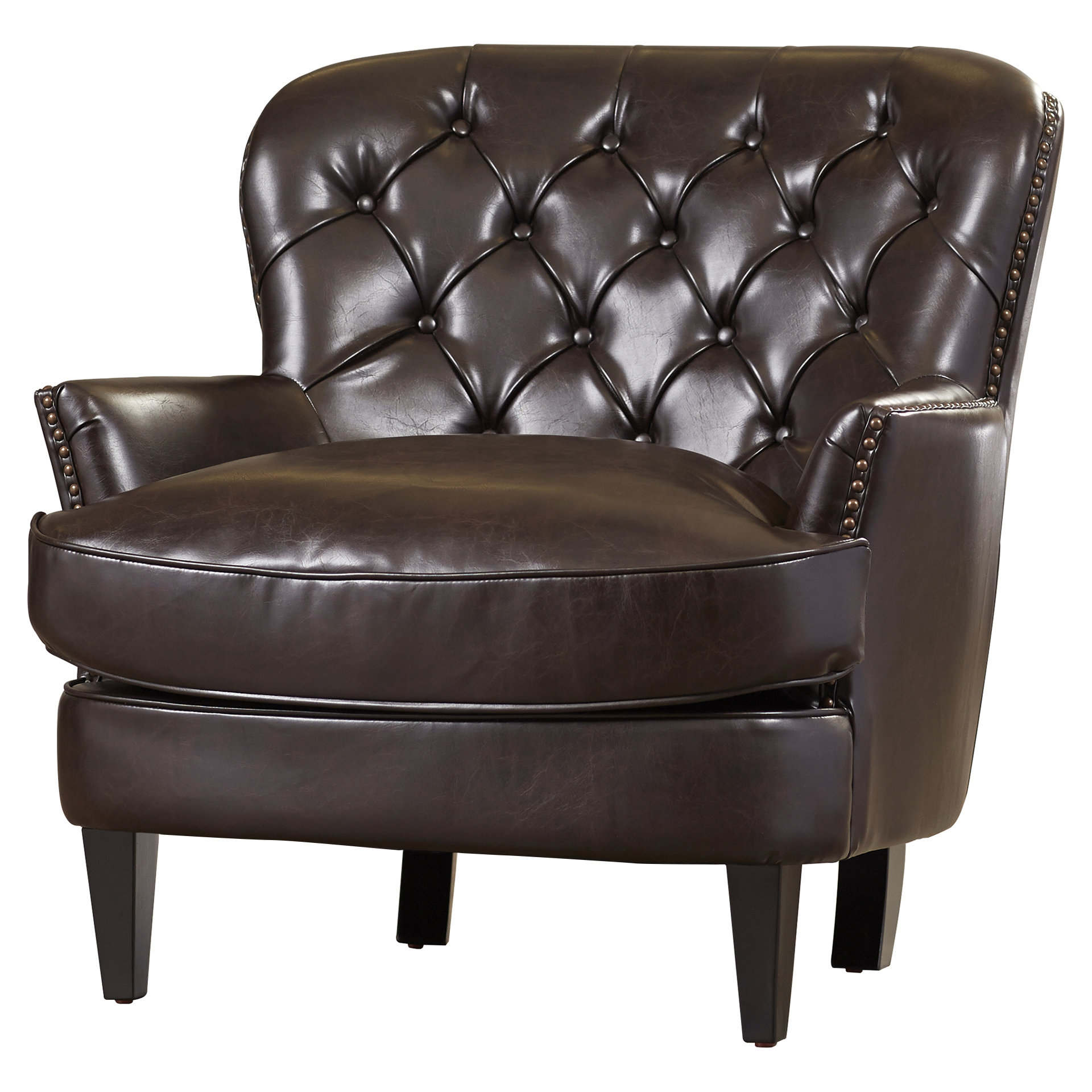 Three Posts Worthington Tufted Upholstered Lounge Chair & Reviews Wayfair
