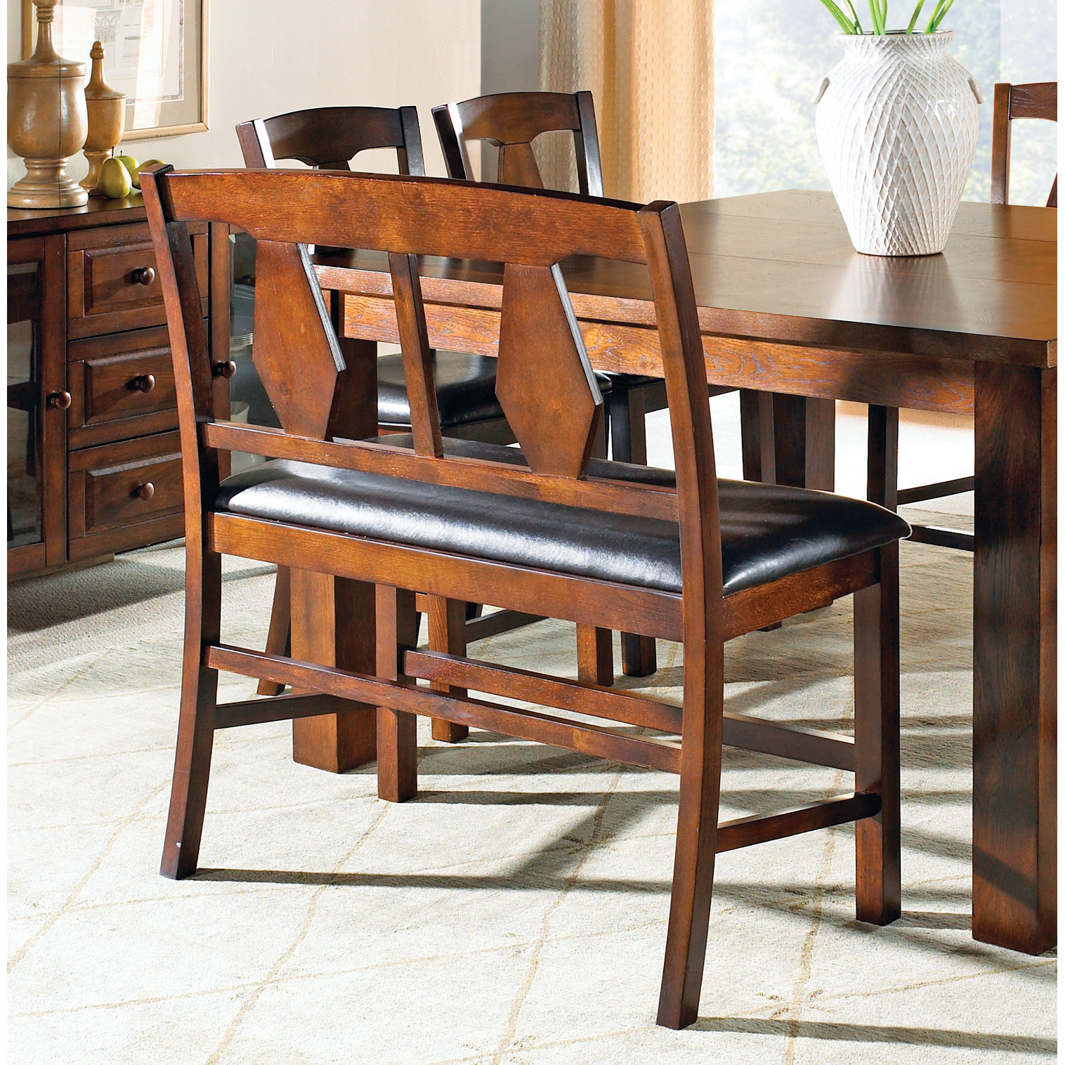 Plainville Upholstered Kitchen Bench Wayfair