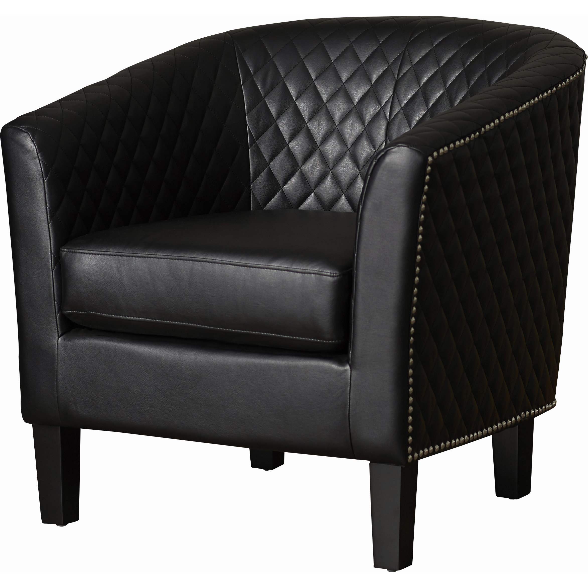 Upholstered Barrel Chair | Wayfair