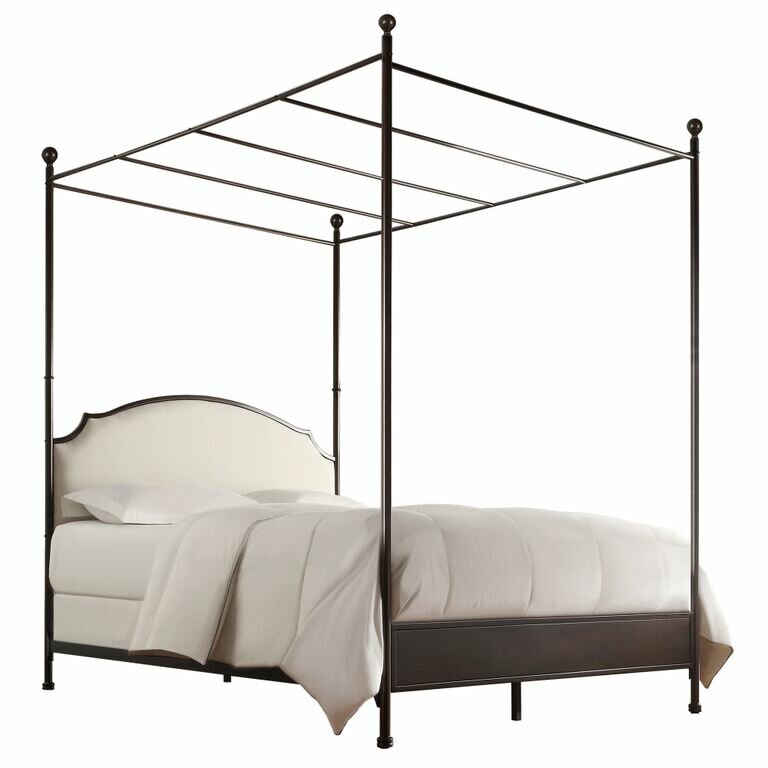 Rockledge Upholstered Canopy Bed | Wayfair