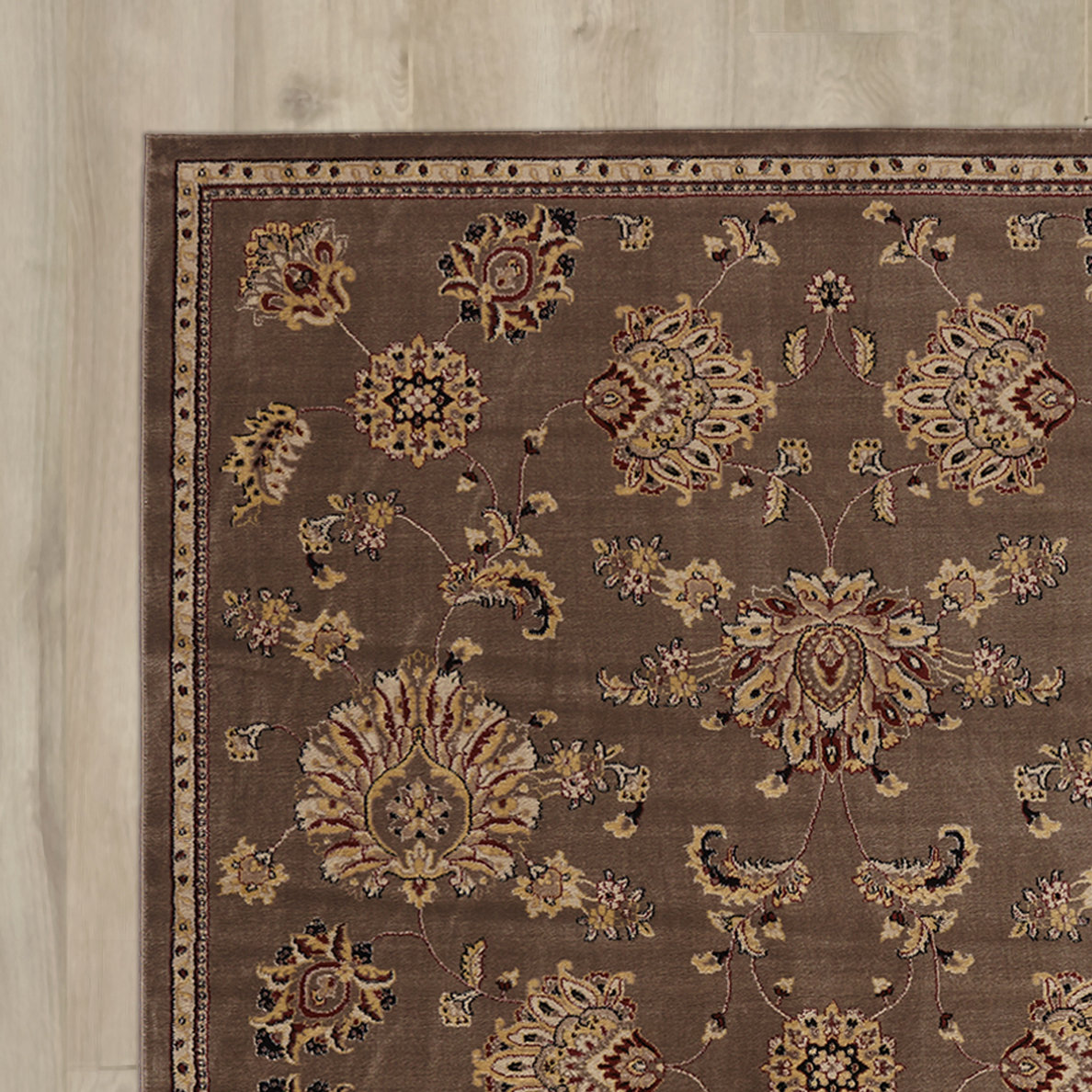 Three Posts Brownville Light Brown Area Rug & Reviews Wayfair
