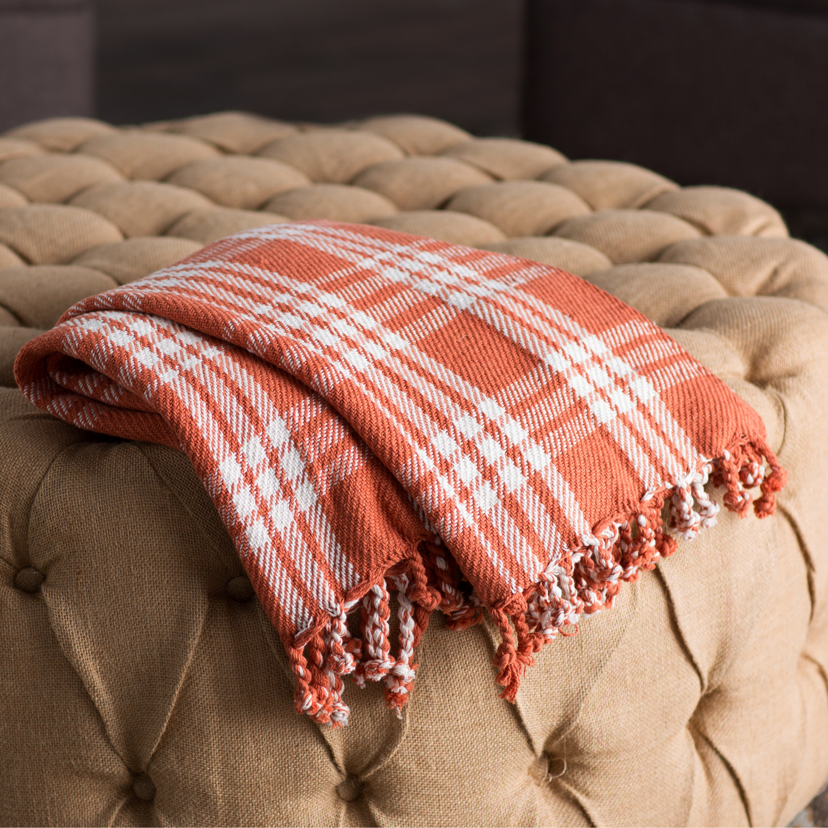 Three Posts Southington 100 Cotton Throw Blanket & Reviews Wayfair