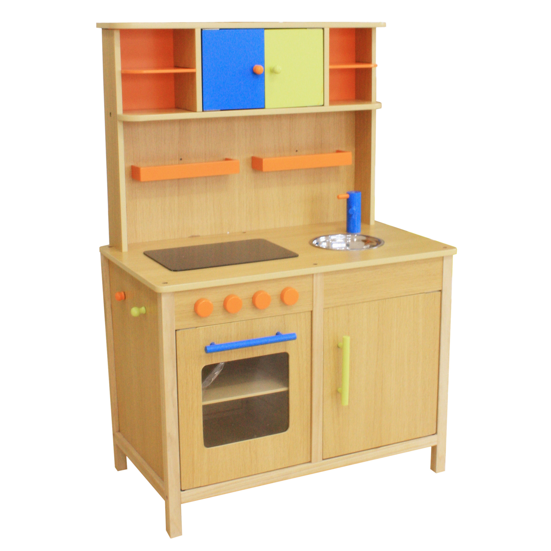 Lots of Fun Wooden Play Kitchen Wayfair