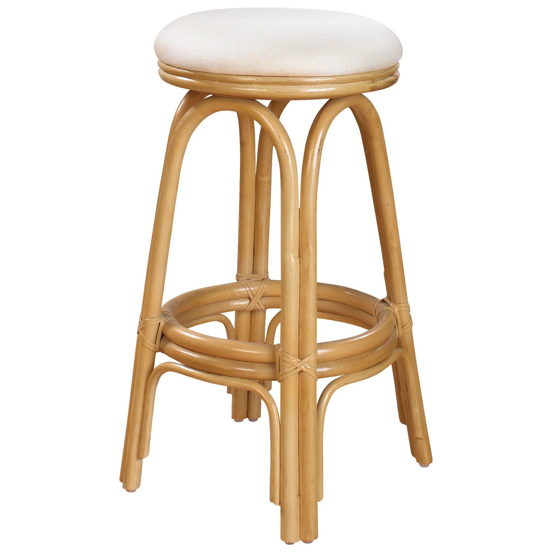 Rattan Swivel Counter Stools