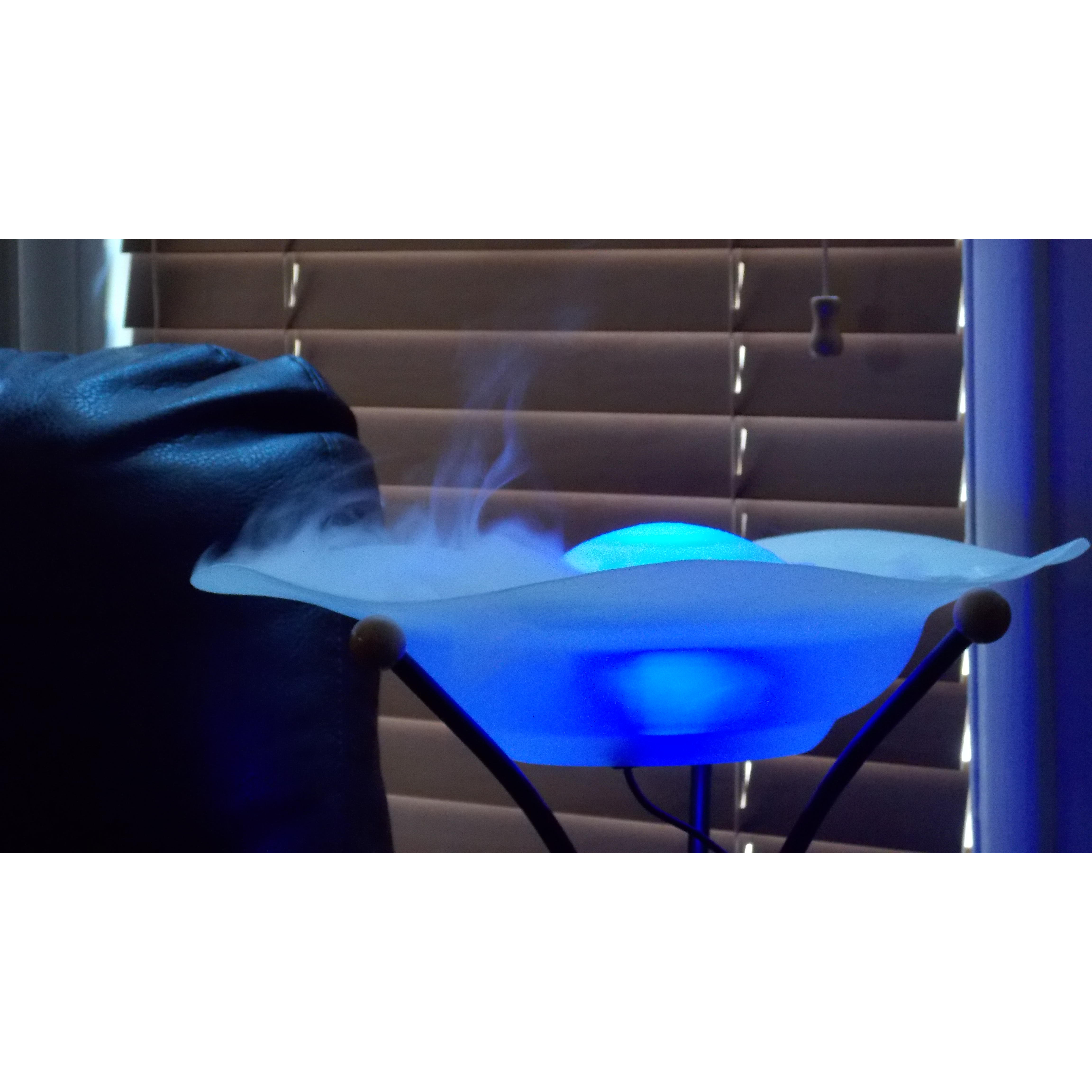 Glass Canary Table Top Mist Fountain/Aroma Diffuser With Inline Control