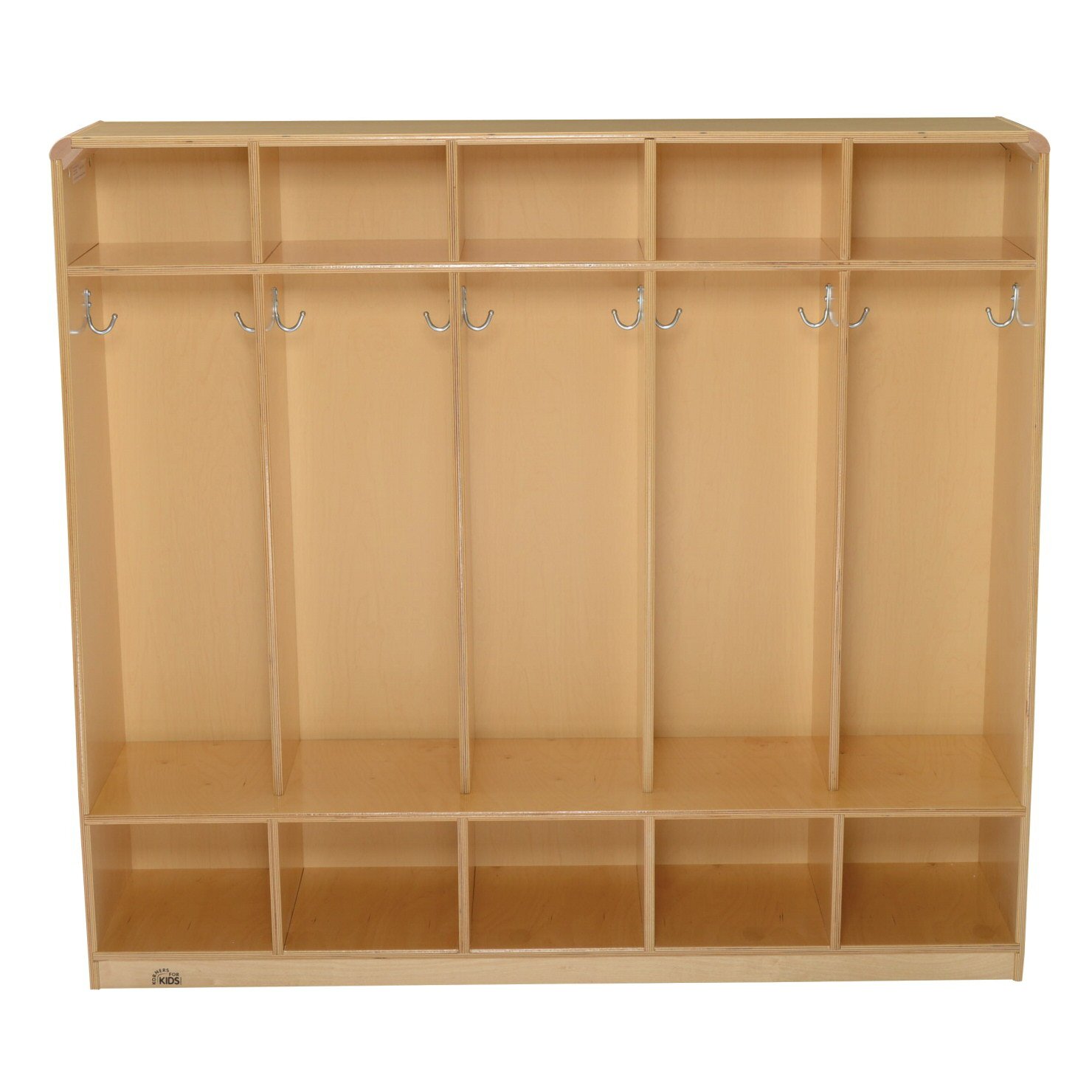 1 Tier 15 Section Bench Coat Locker