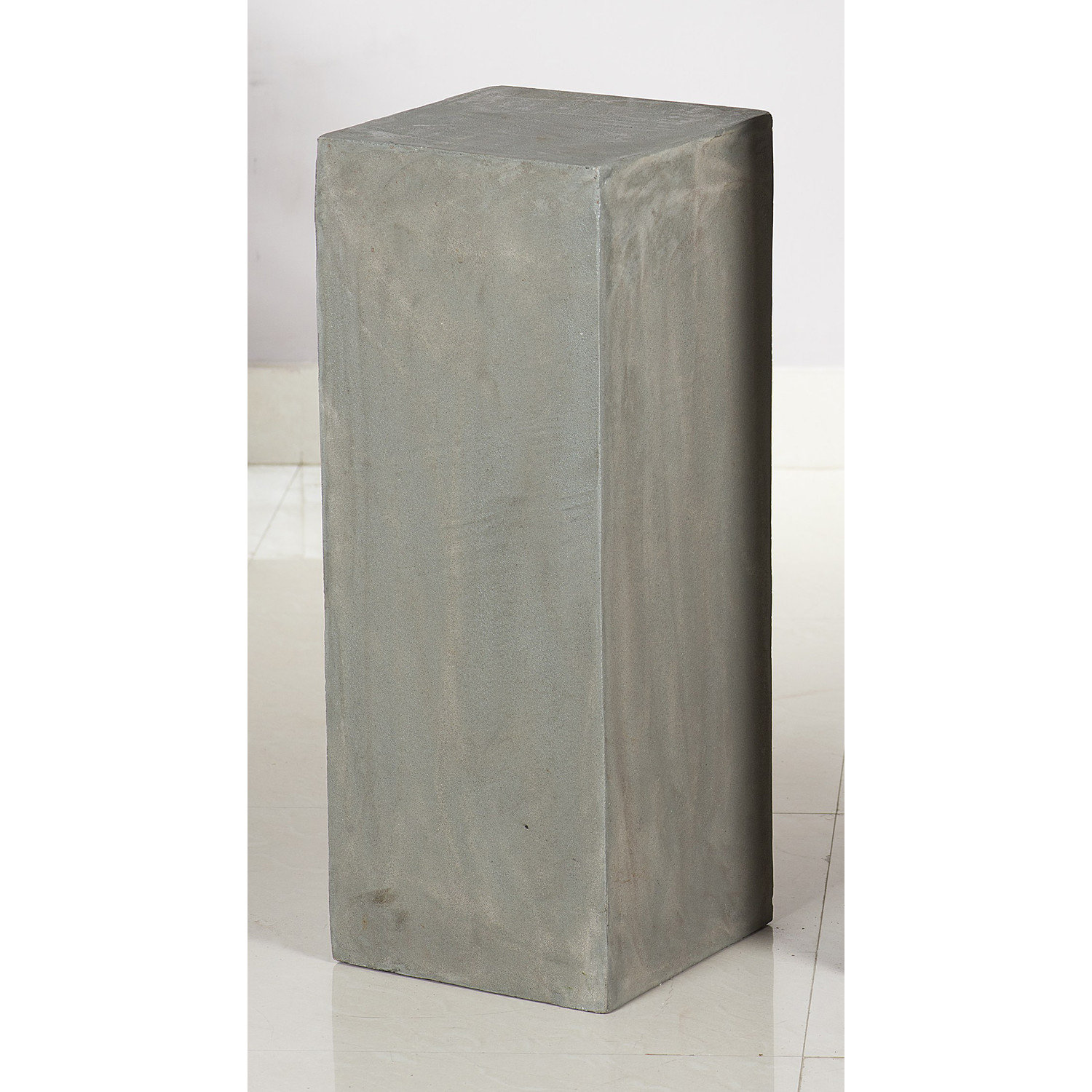 Cement Pedestal Plant Stand Wayfair UK