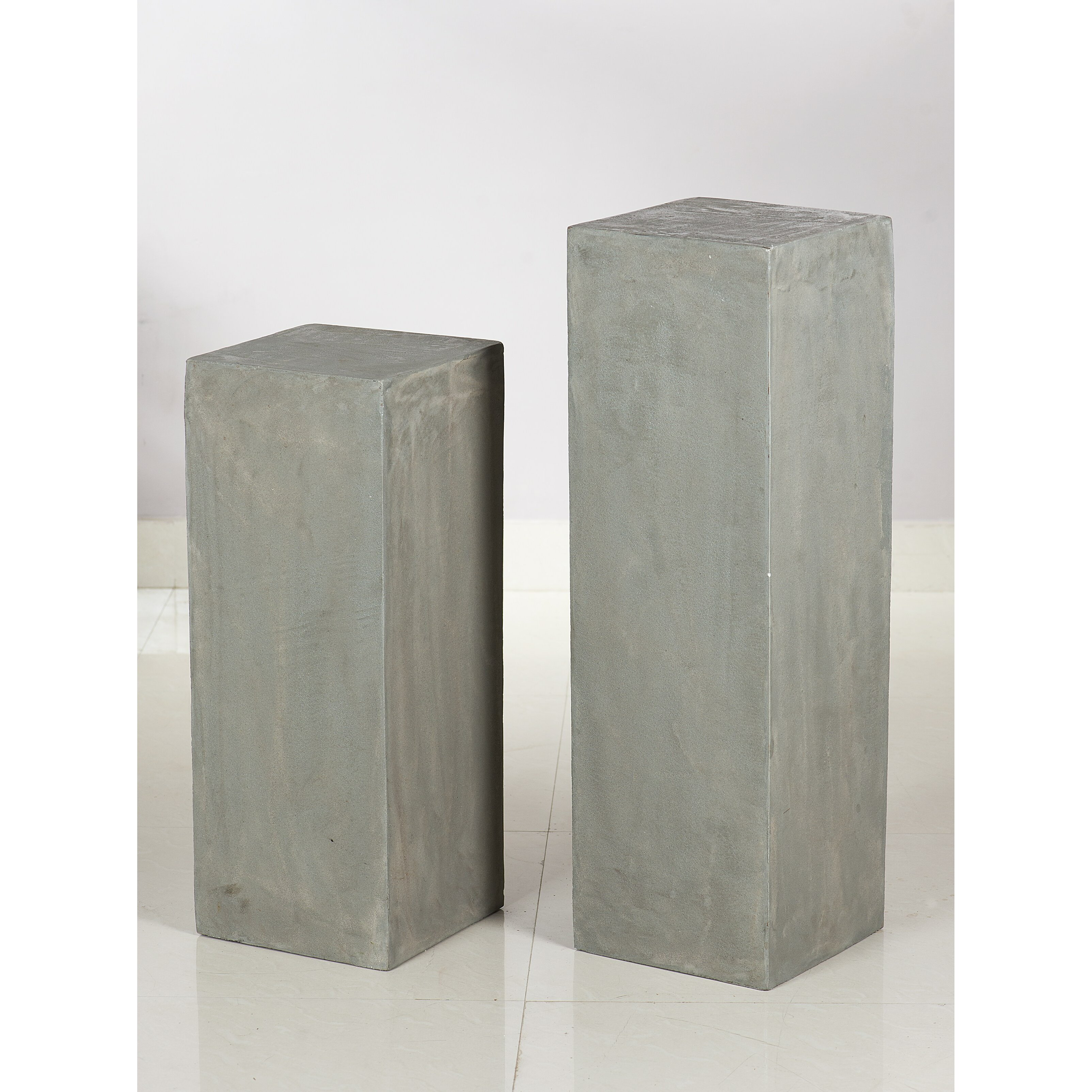 Cement Pedestal Plant Stand | Wayfair UK