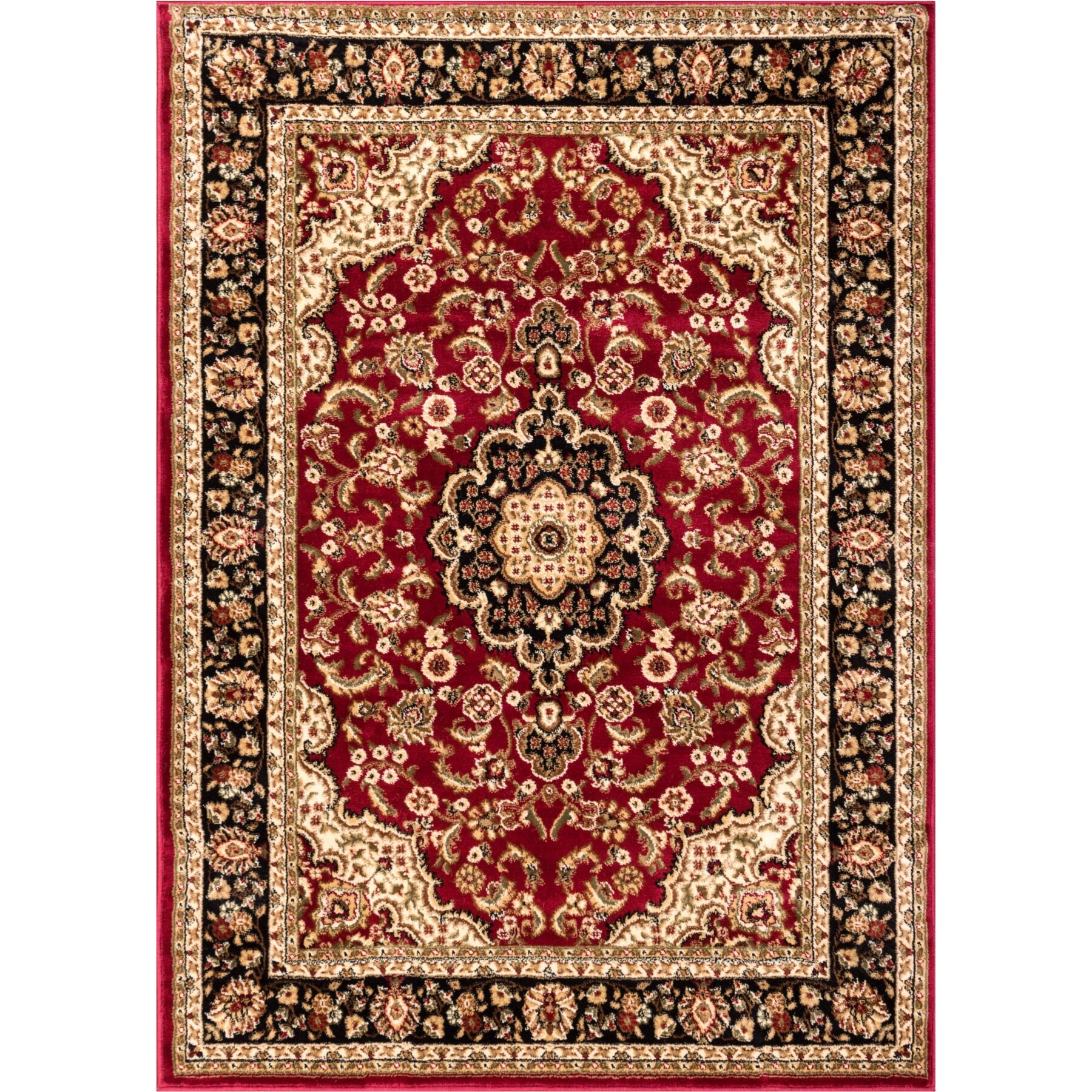 Barclay Medallion Kashan Red Area Rug | Wayfair