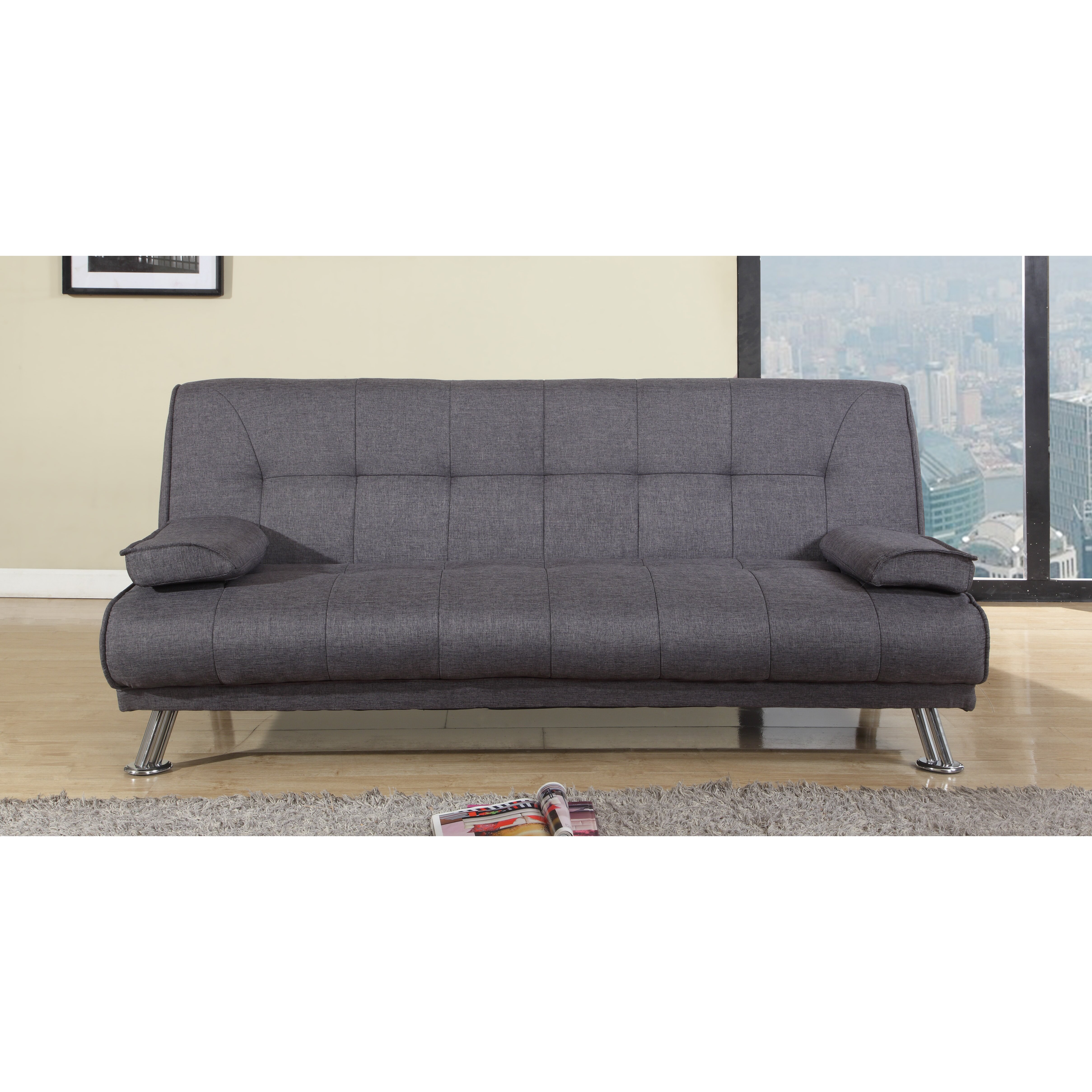 Home & Haus 3 Seater Clic Clac Sofa Bed & Reviews | Wayfair UK