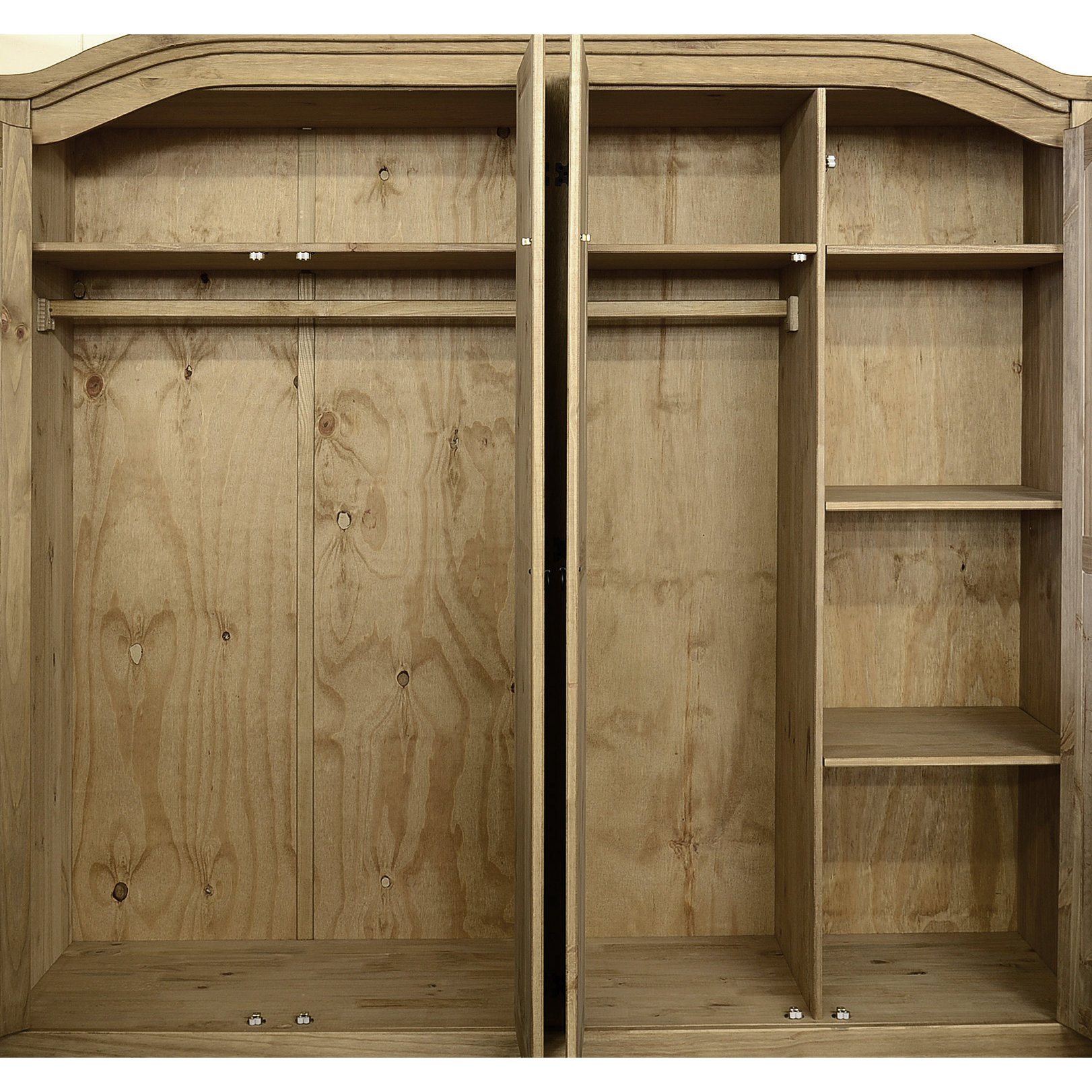 Home & Haus Corona 4 Door Wardrobe & Reviews Wayfair UK