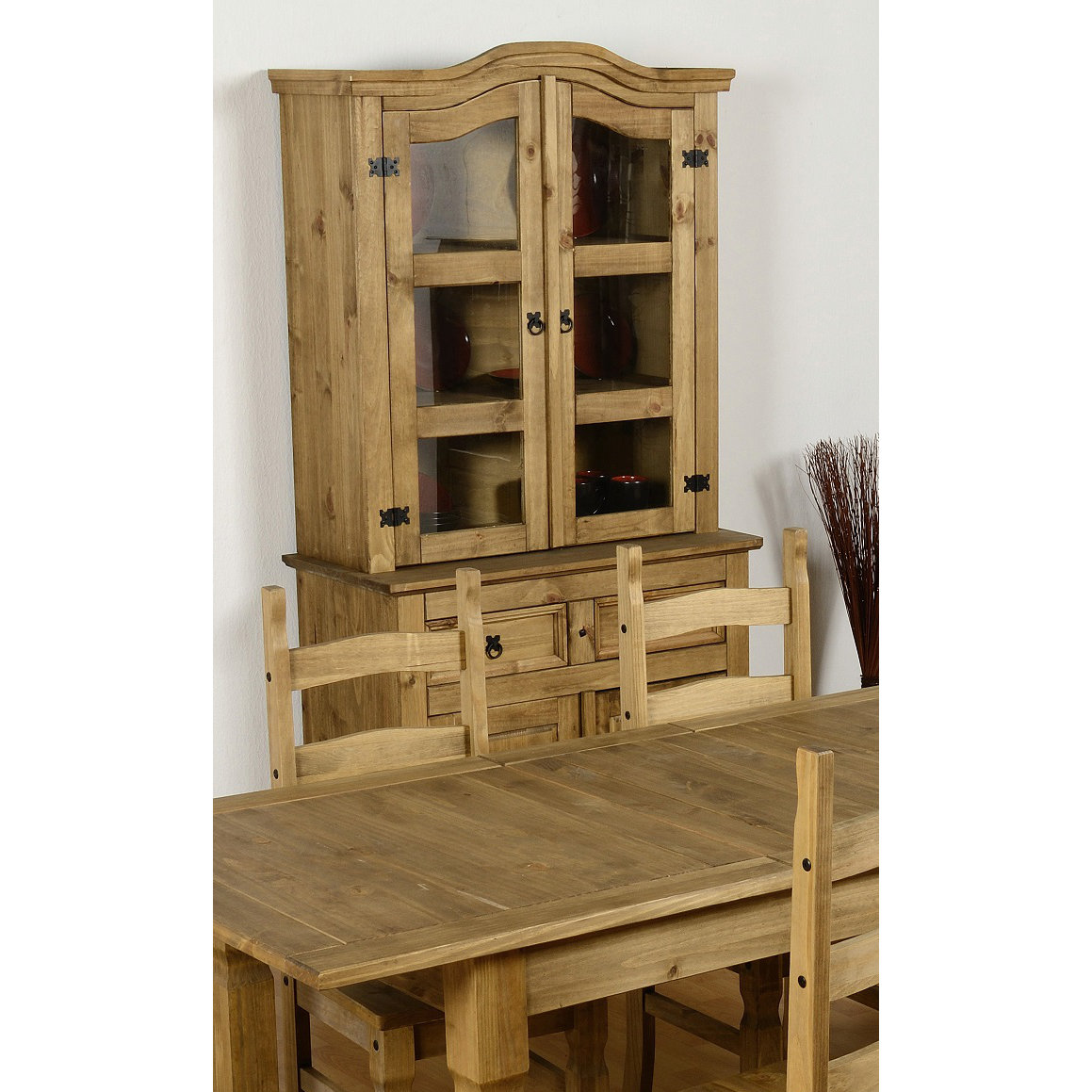 Home & Haus Corona Solid Pine Display & Reviews Wayfair UK