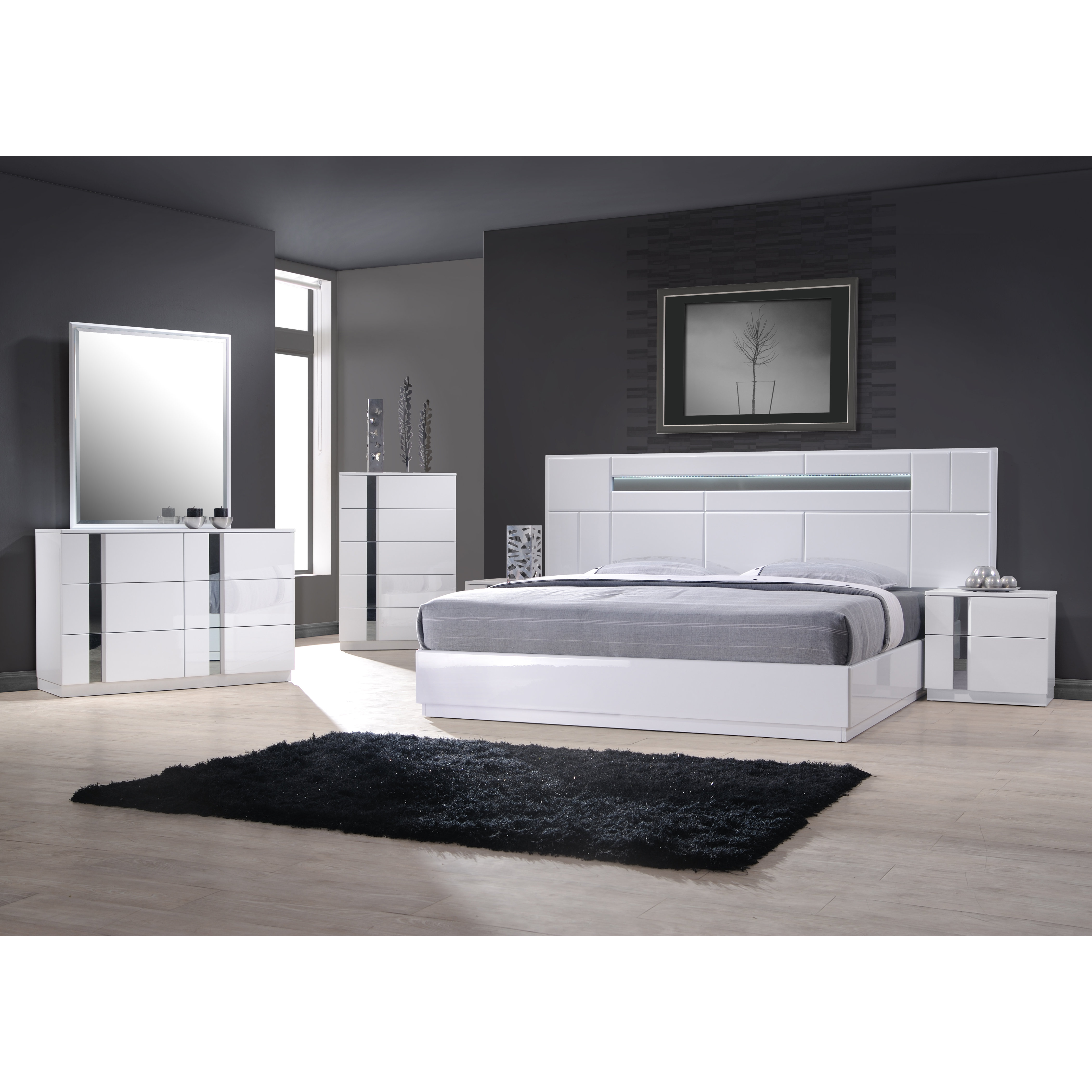 Contemporary White Lacquer Bedroom Furniture(30).jpg