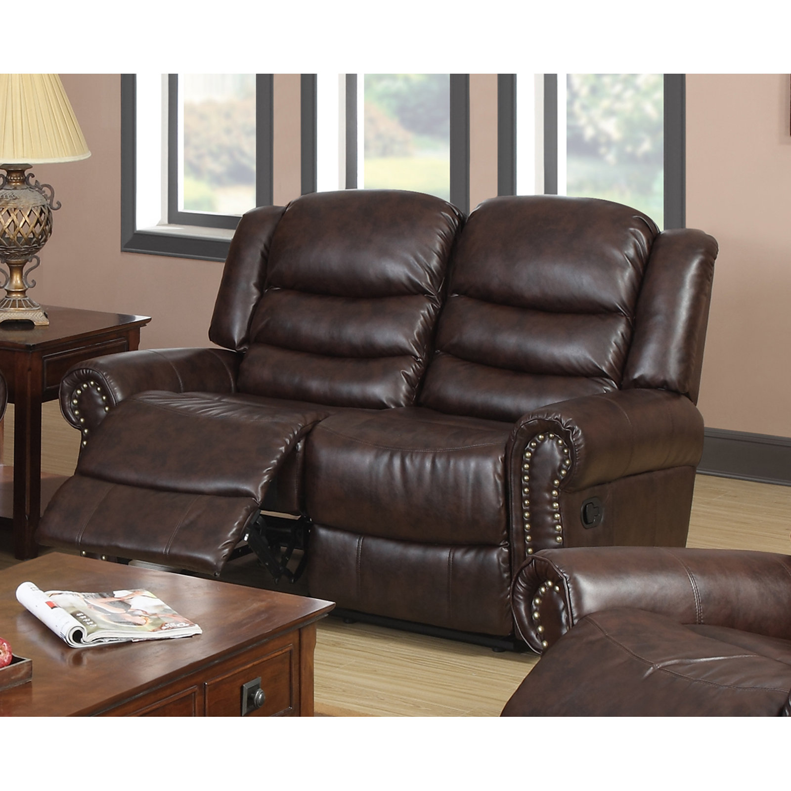 Beverly Fine Furniture Wausau Reclining Loveseat & Reviews Wayfair