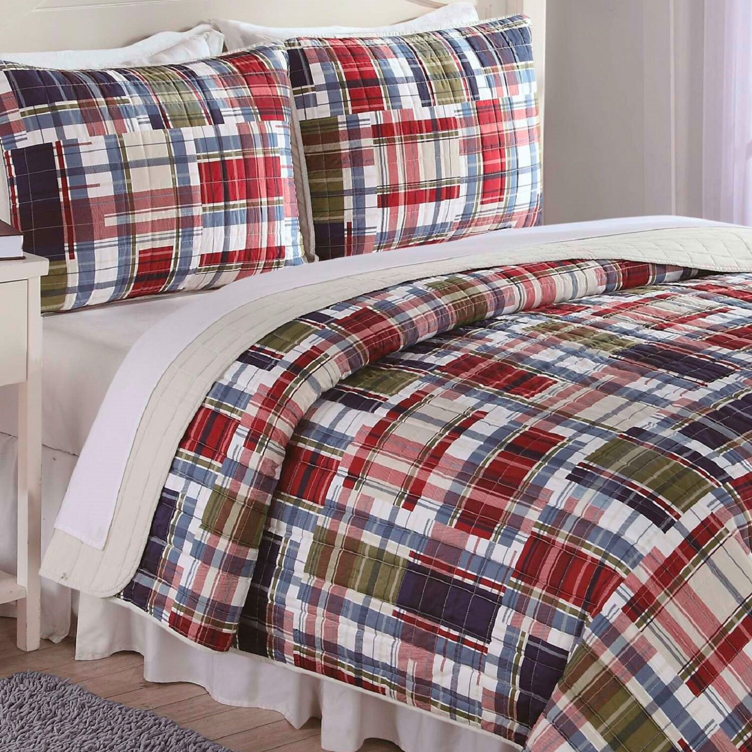 Preppy Plaid Quilt Set | Wayfair