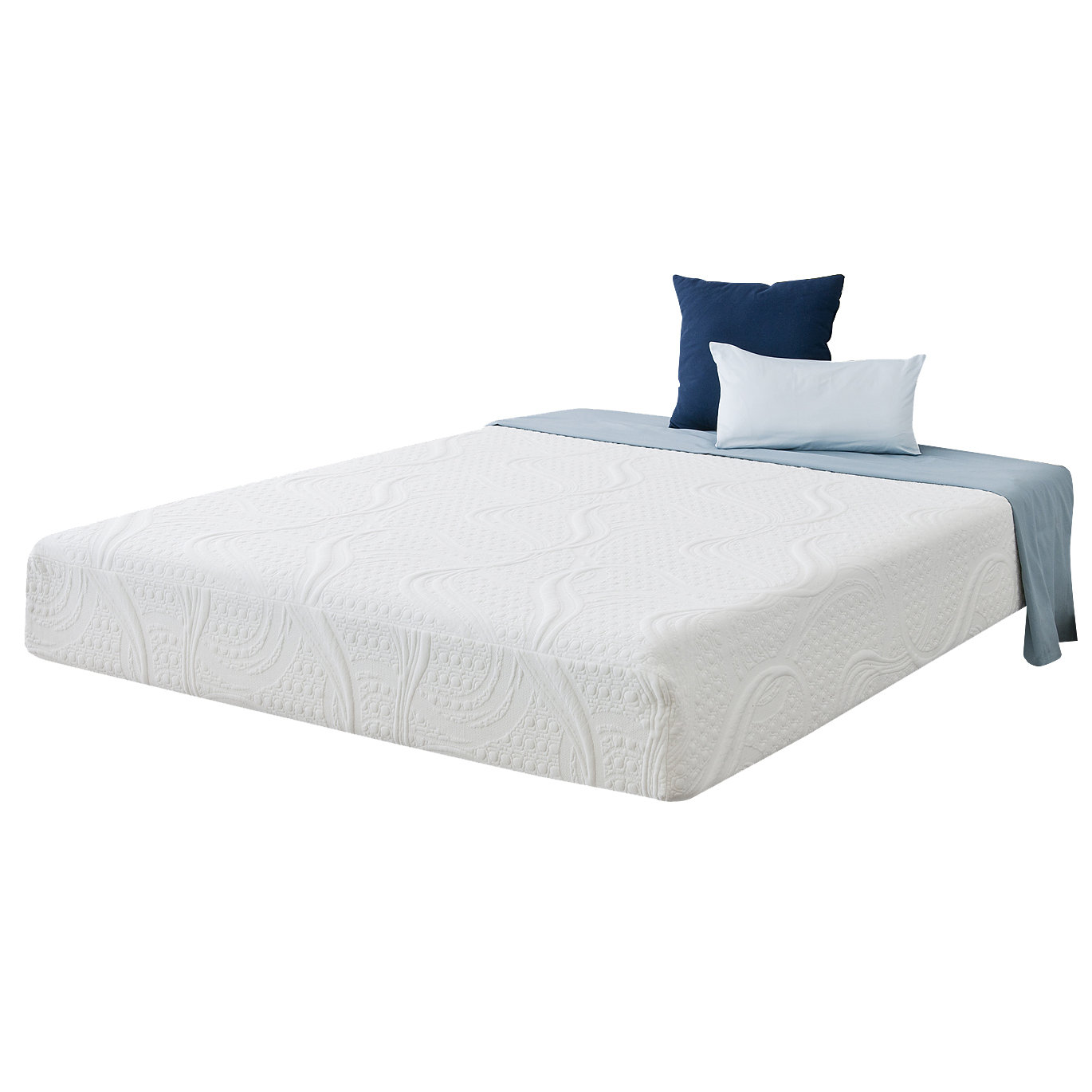 OrthoTherapy 8" Green Tea Memory Foam Mattress & Reviews | Wayfair