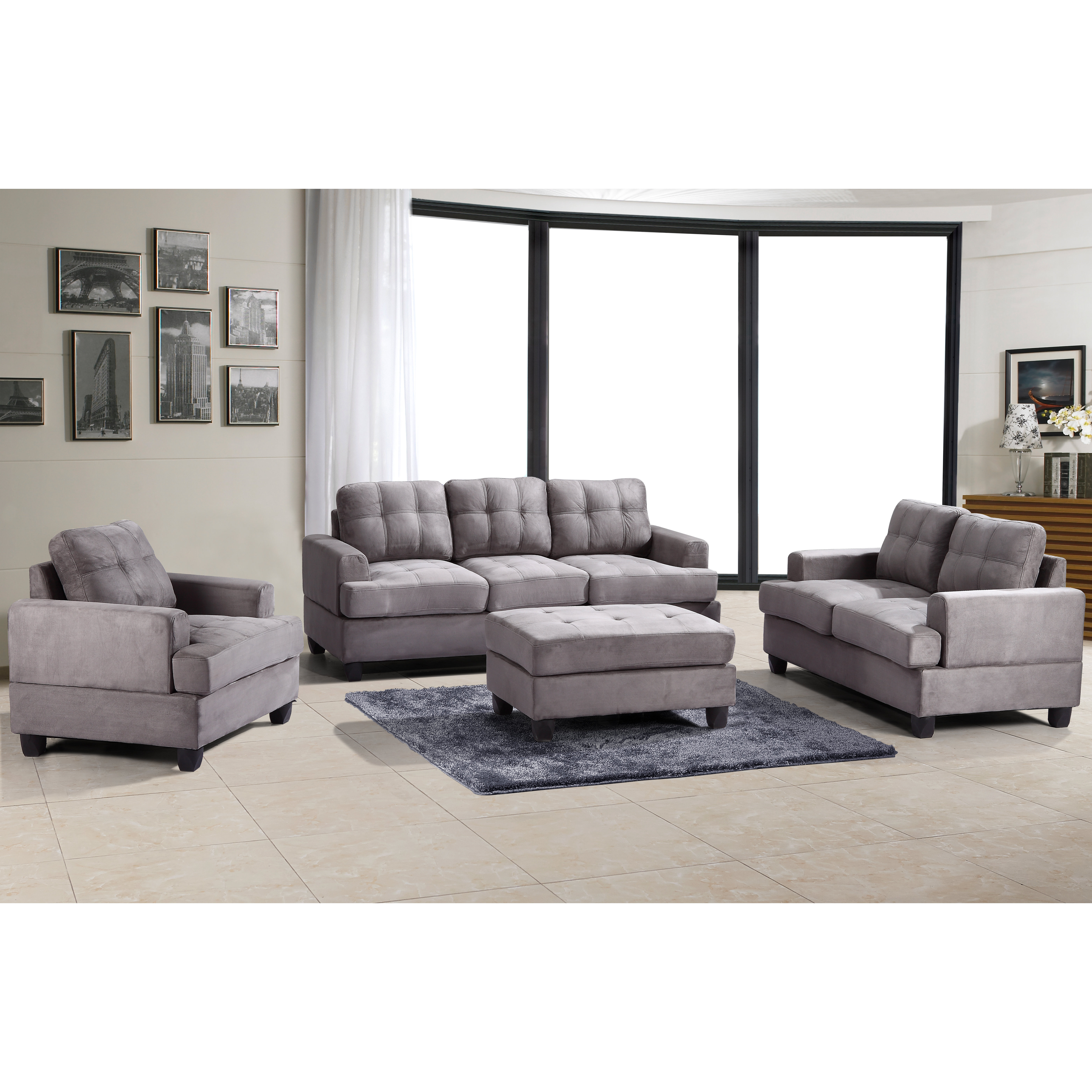 Glory Furniture Turner Sofa & Reviews Wayfair
