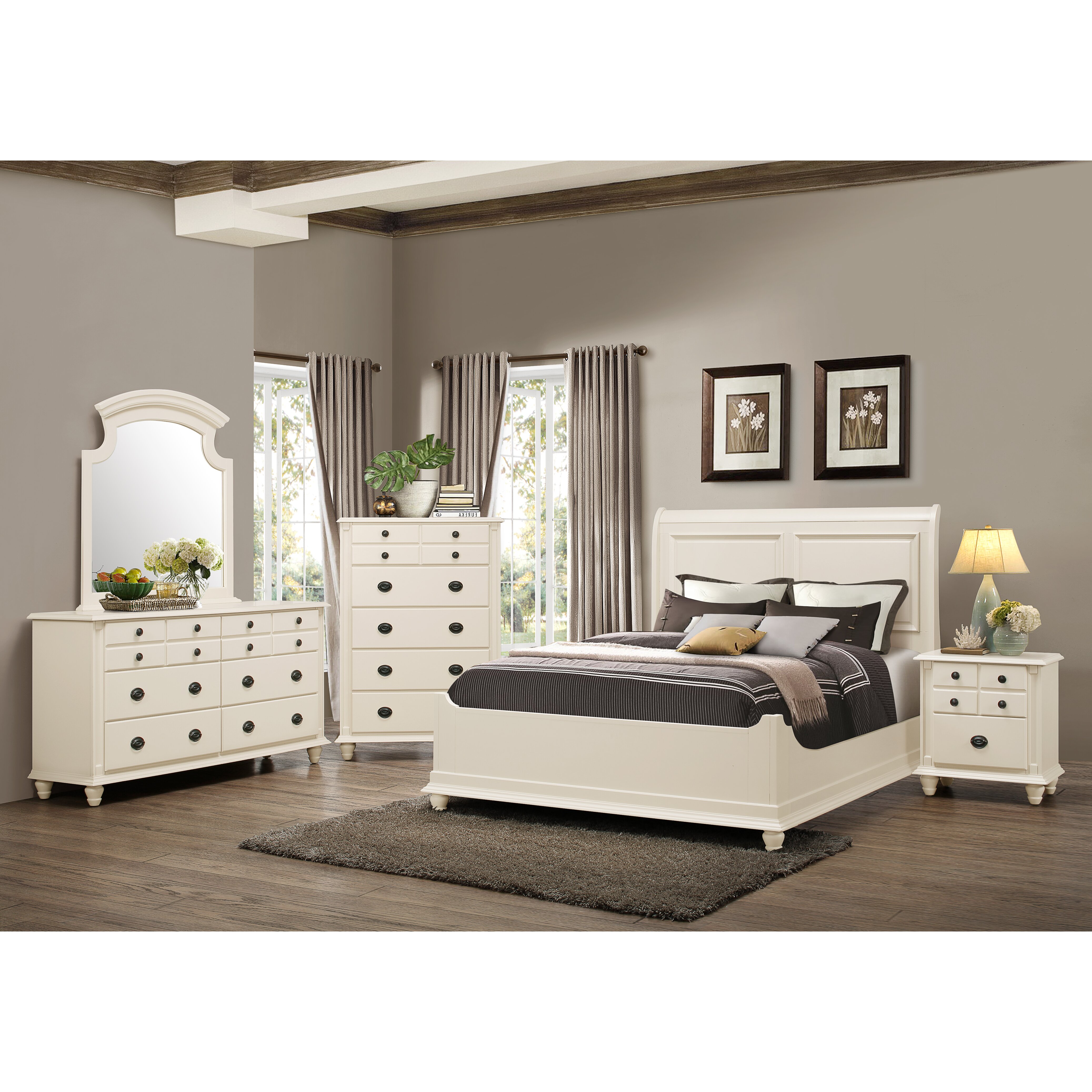 Glory Furniture Panel Customizable Bedroom Set & Reviews | Wayfair