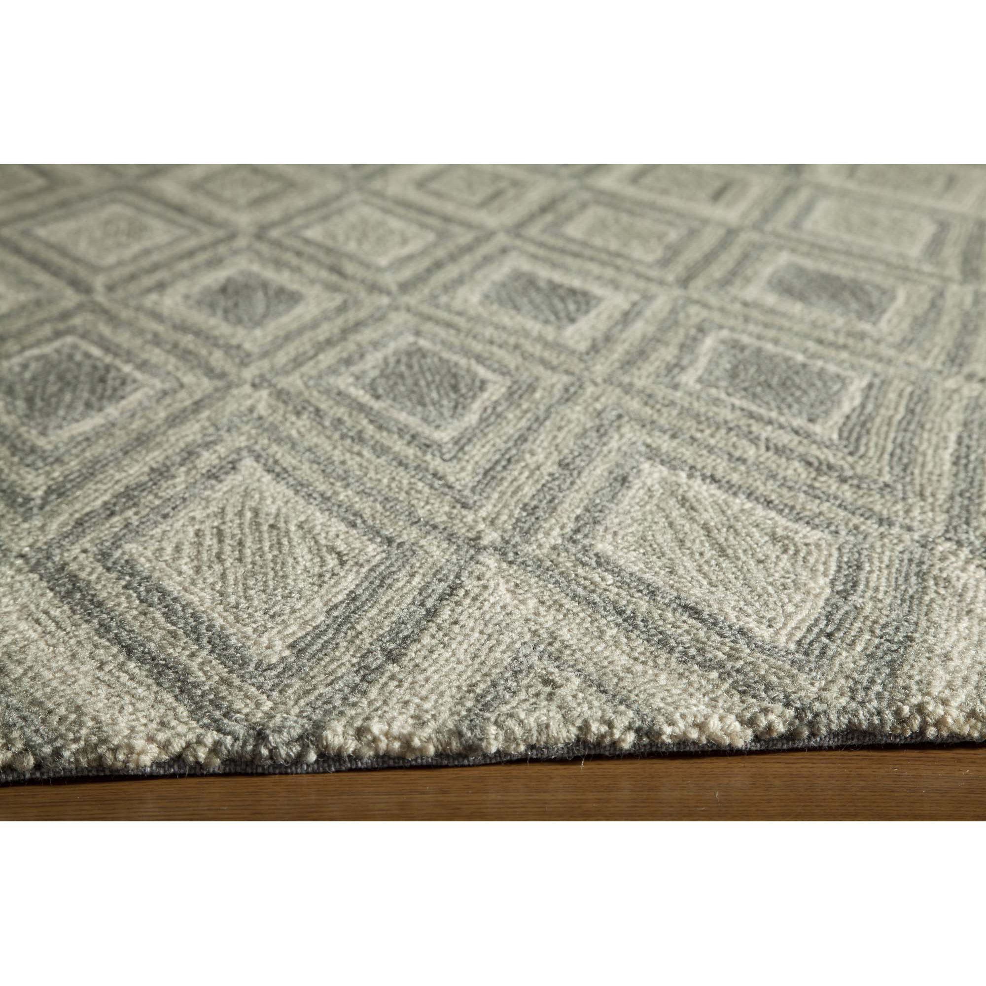 Geo Grey Area Rug Wayfair