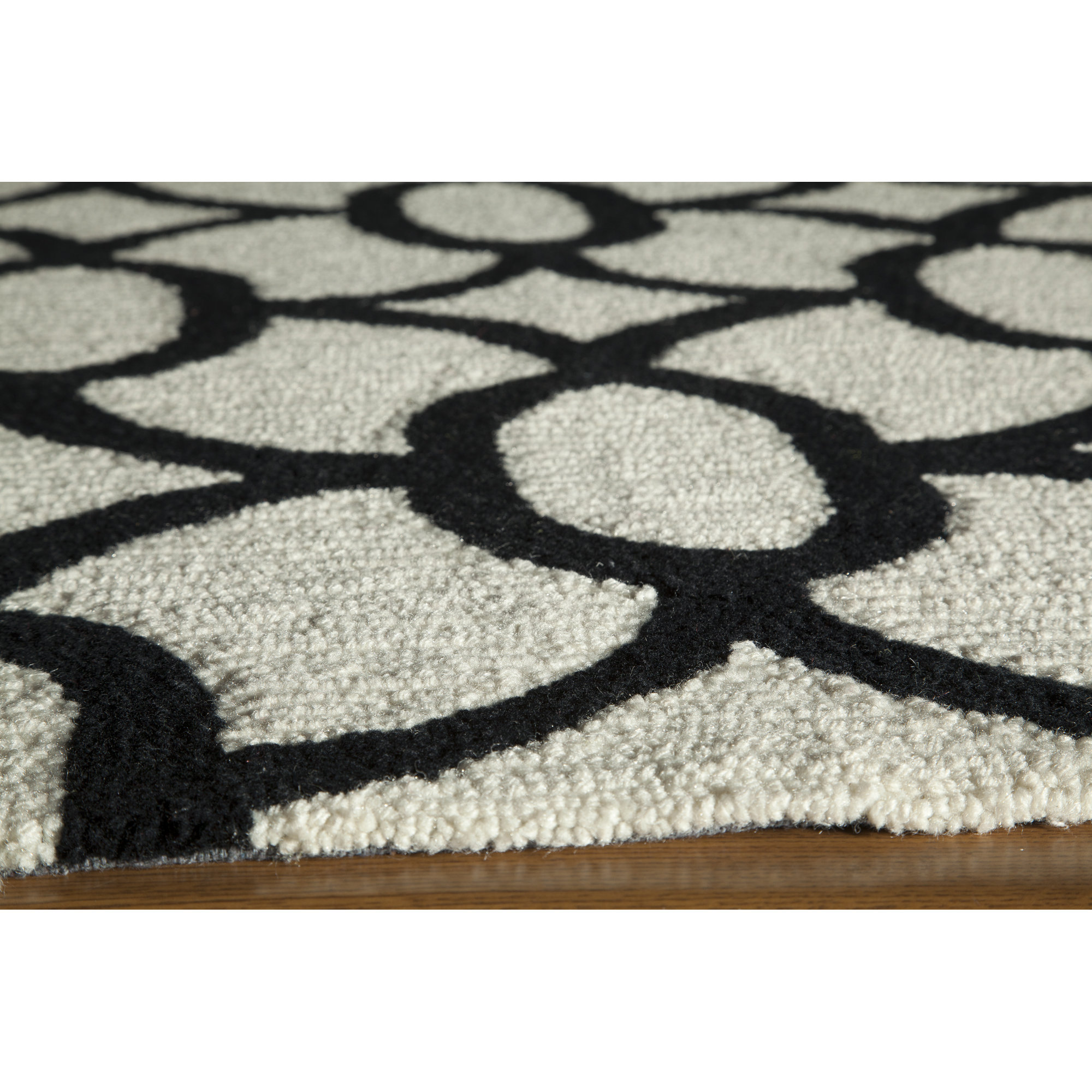 Geo Black Geometric Area Rug Wayfair