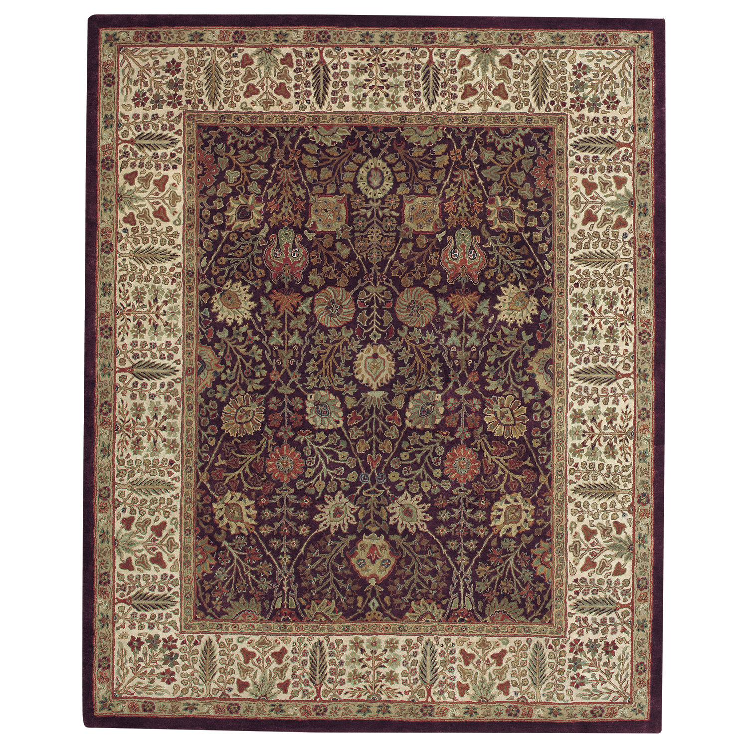 Forest Park Persian Cedars Dark Plum Area Rug Wayfair